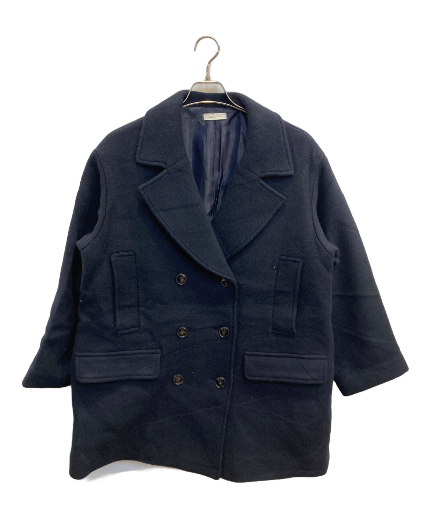 lounge dress Pコート ネイビー美品 中古・古着通販】Loungedress (ラウンジドレス) Pコート ネイビー