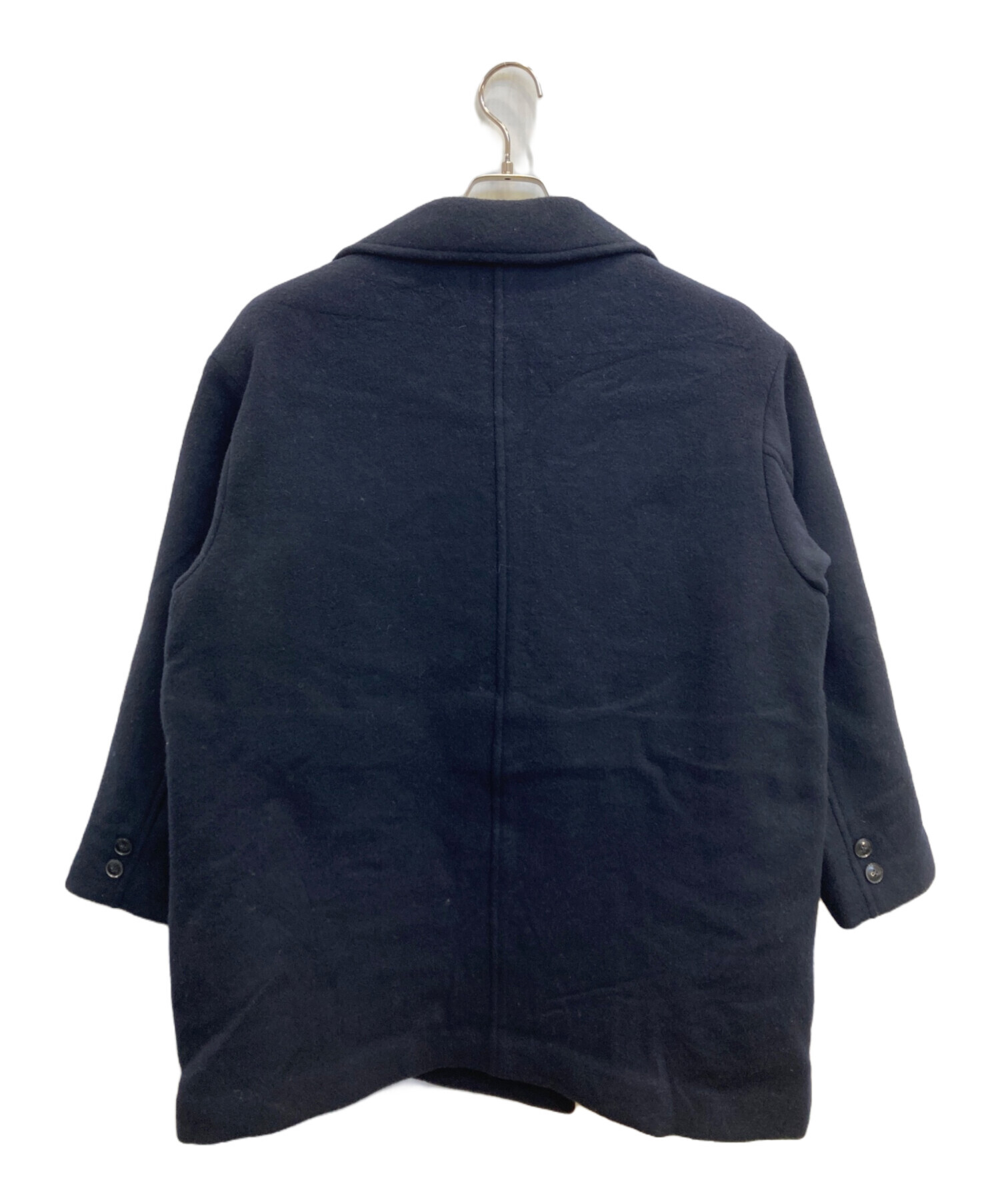 中古・古着通販】Loungedress (ラウンジドレス) Pコート ネイビー