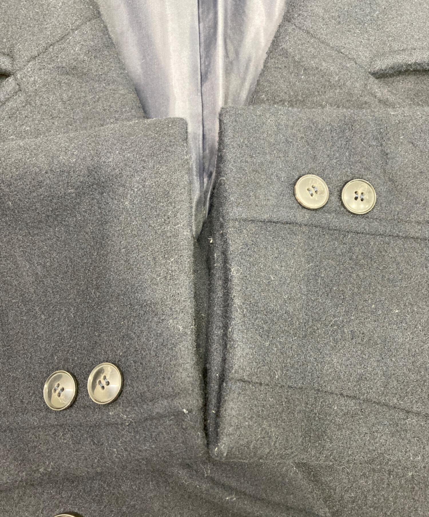 lounge dress Pコート ネイビー美品 中古・古着通販】Loungedress (ラウンジドレス) Pコート ネイビー