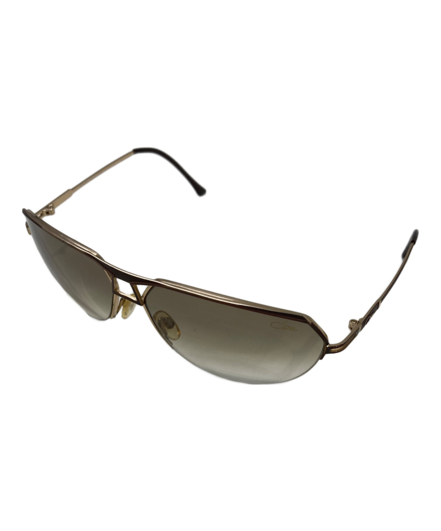 中古・古着通販】CAZAL (カザール) サングラス ブラウン×ゴールド