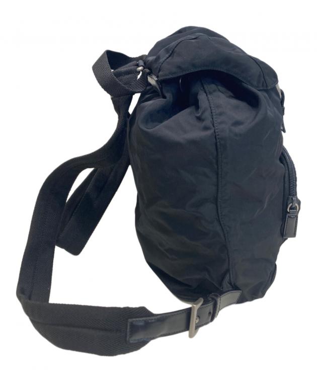 中古・古着通販】PRADA (プラダ) ナイロンミニリュック ブラック