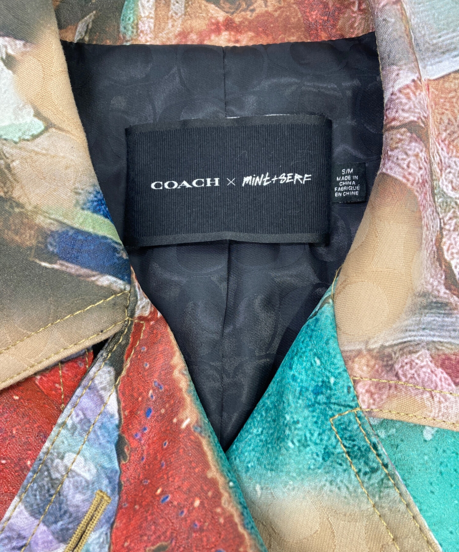 美品 コーチ MINT+SERF ミント＆サーフ シグネチャー クラッチバッグ COACH（コーチ） 新品・未使用品 限定品 COACH X MINT + SERF コーチ