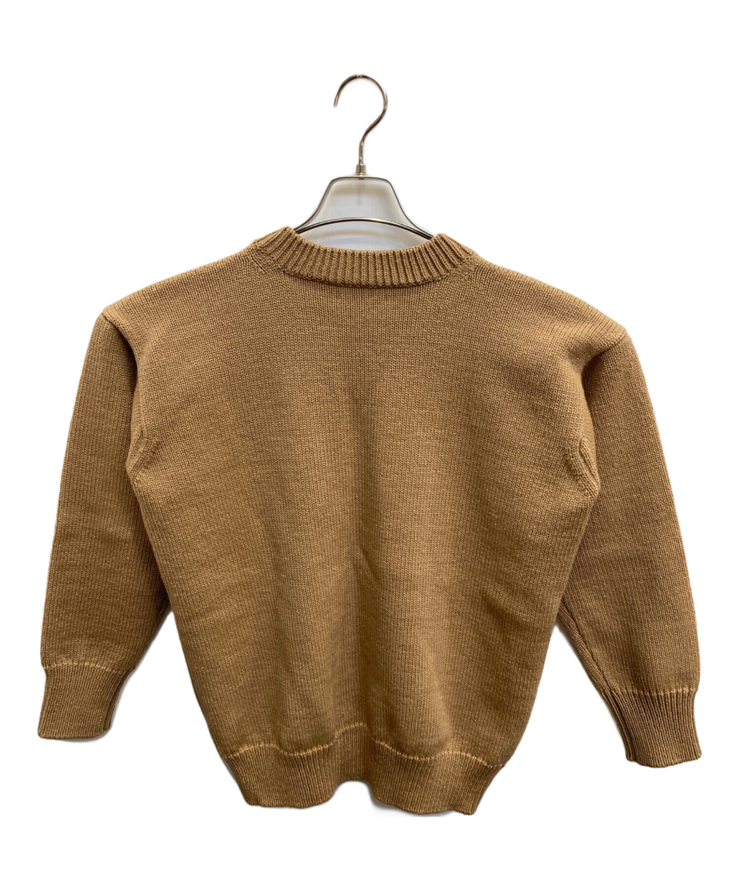 中古・古着通販】AURALEE (オーラリー) Vネックニット ベージュ サイズ