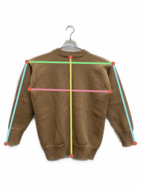 中古・古着通販】AURALEE (オーラリー) Vネックニット ベージュ サイズ