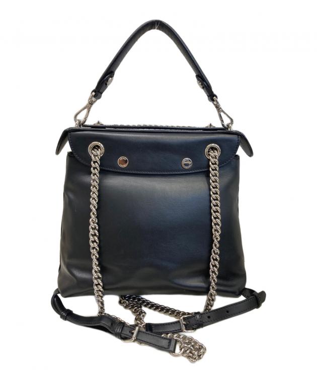中古・古着通販】FENDI (フェンディ) 2WAYチェーンバッグ ブラック