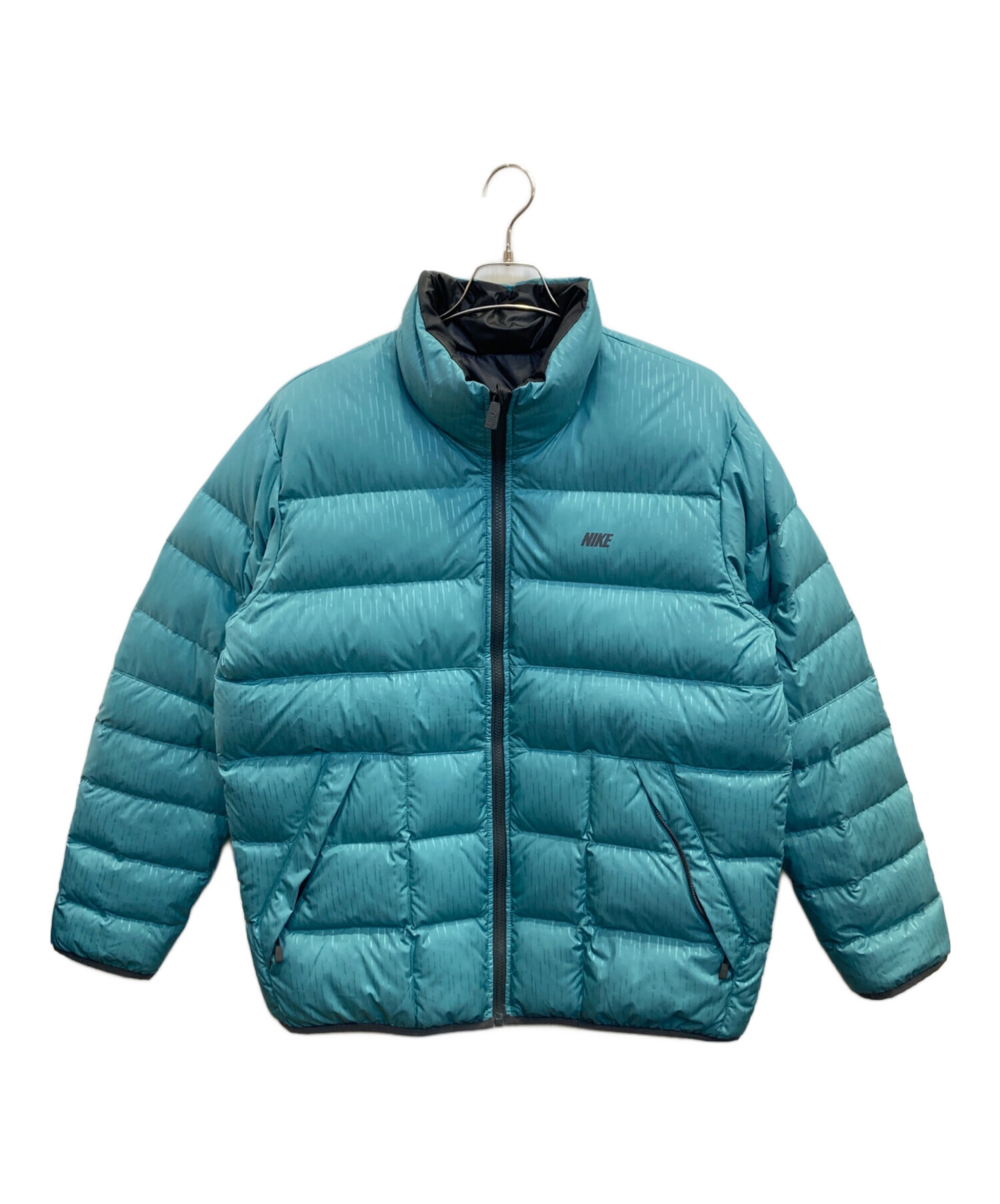 中古・古着通販】NIKE (ナイキ) リバーシブルダウンジャケット ブルー