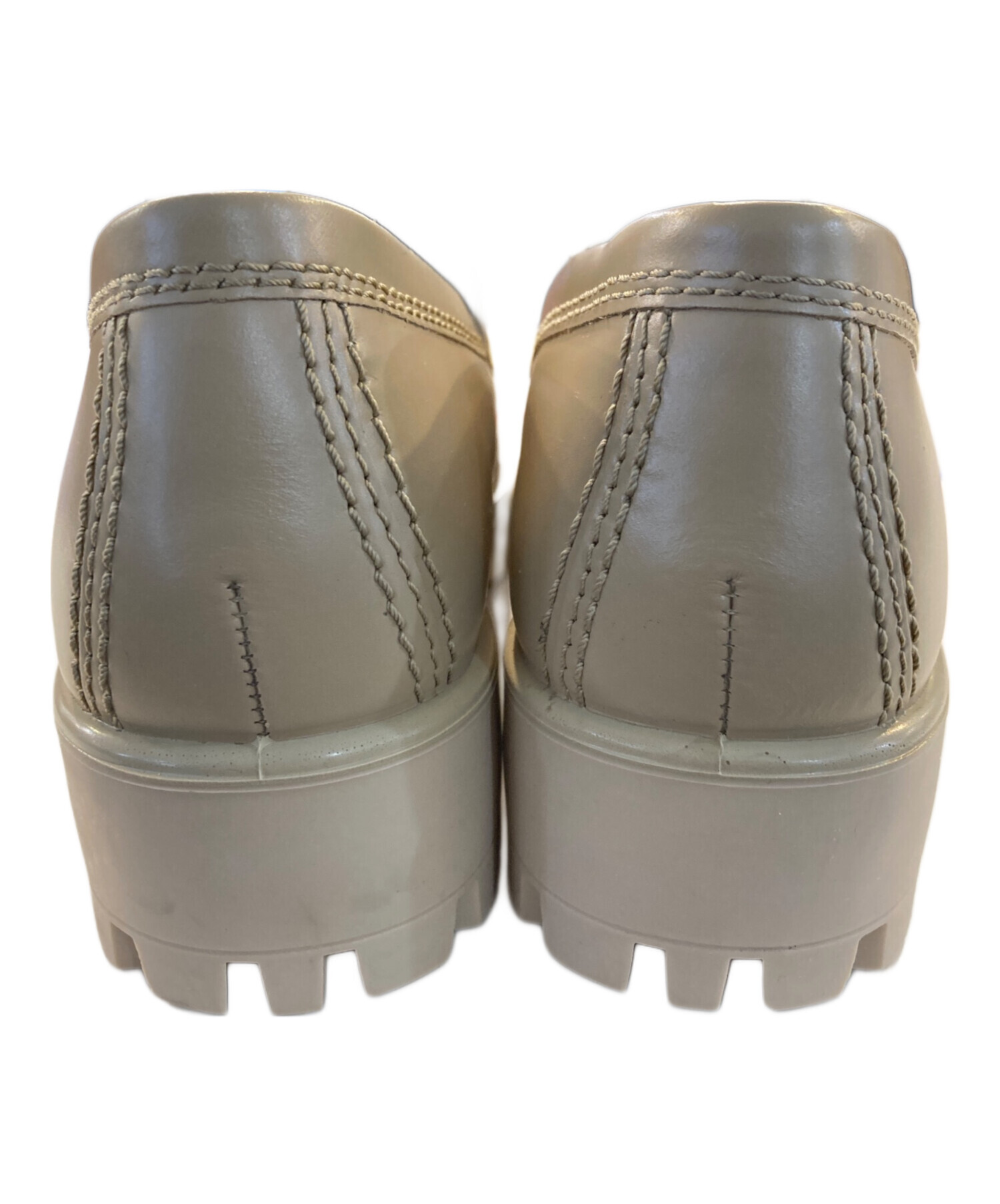 中古・古着通販】ECCO (エコー) ローファー ベージュ サイズ:24.5cm 