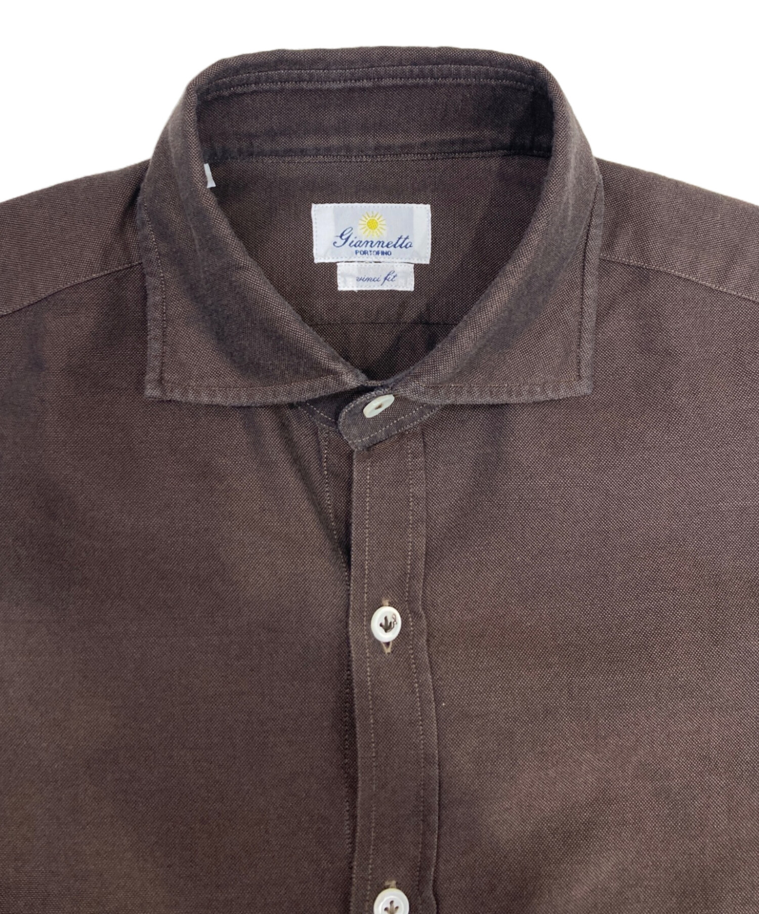 中古・古着通販】giannetto (ジャンネット) ホリゾンタルカラーシャツ