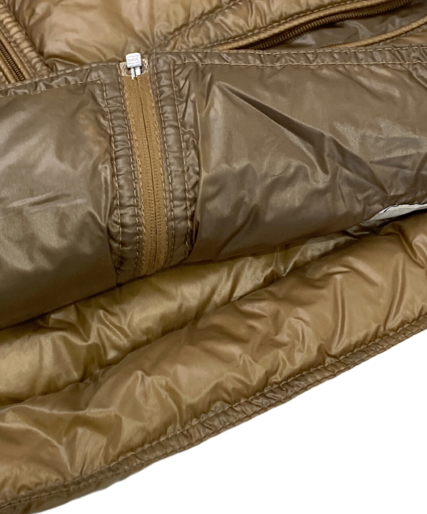 中古・古着通販】MONCLER (モンクレール) ダウンベスト ベージュ