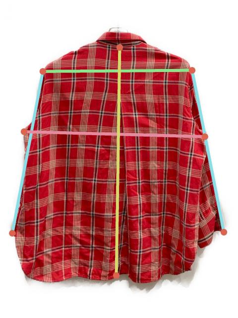 中古・古着通販】SHINYA KOZUKA (シンヤコズカ) HIS SHIRT レッド