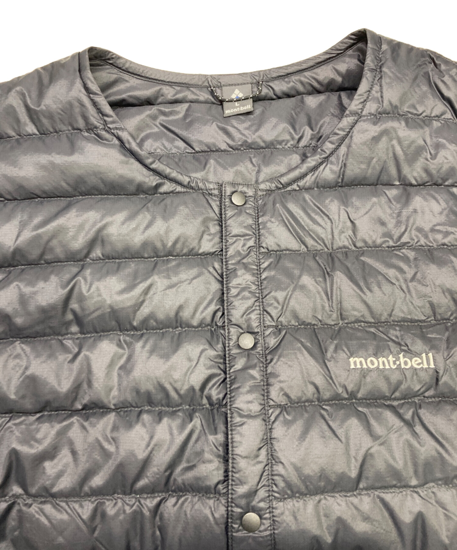 中古・古着通販】mont-bell (モンベル) ダウンベスト ブラック サイズ