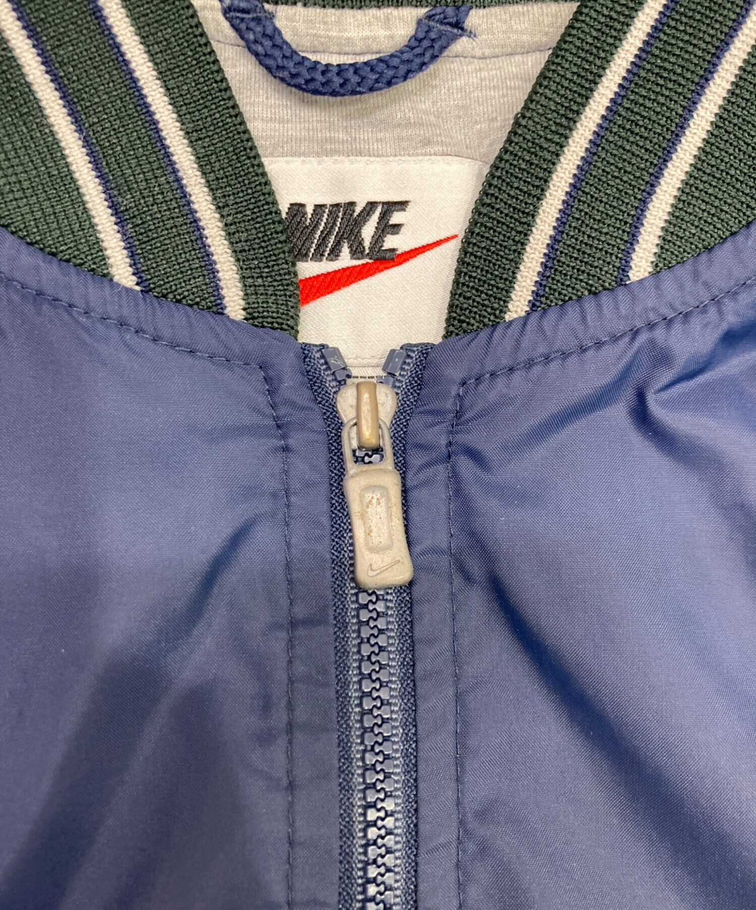 中古・古着通販】NIKE (ナイキ) ハーフジップジャケット ネイビー