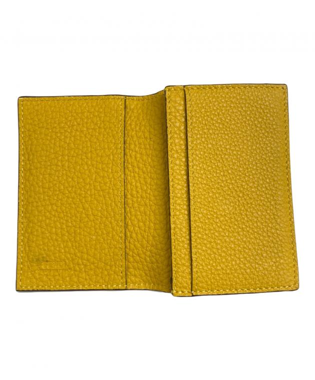【新品未使用】FENDI イエロー 名刺入れ 中古・古着通販】FENDI (フェンディ) カードケース イエロー｜ブランド
