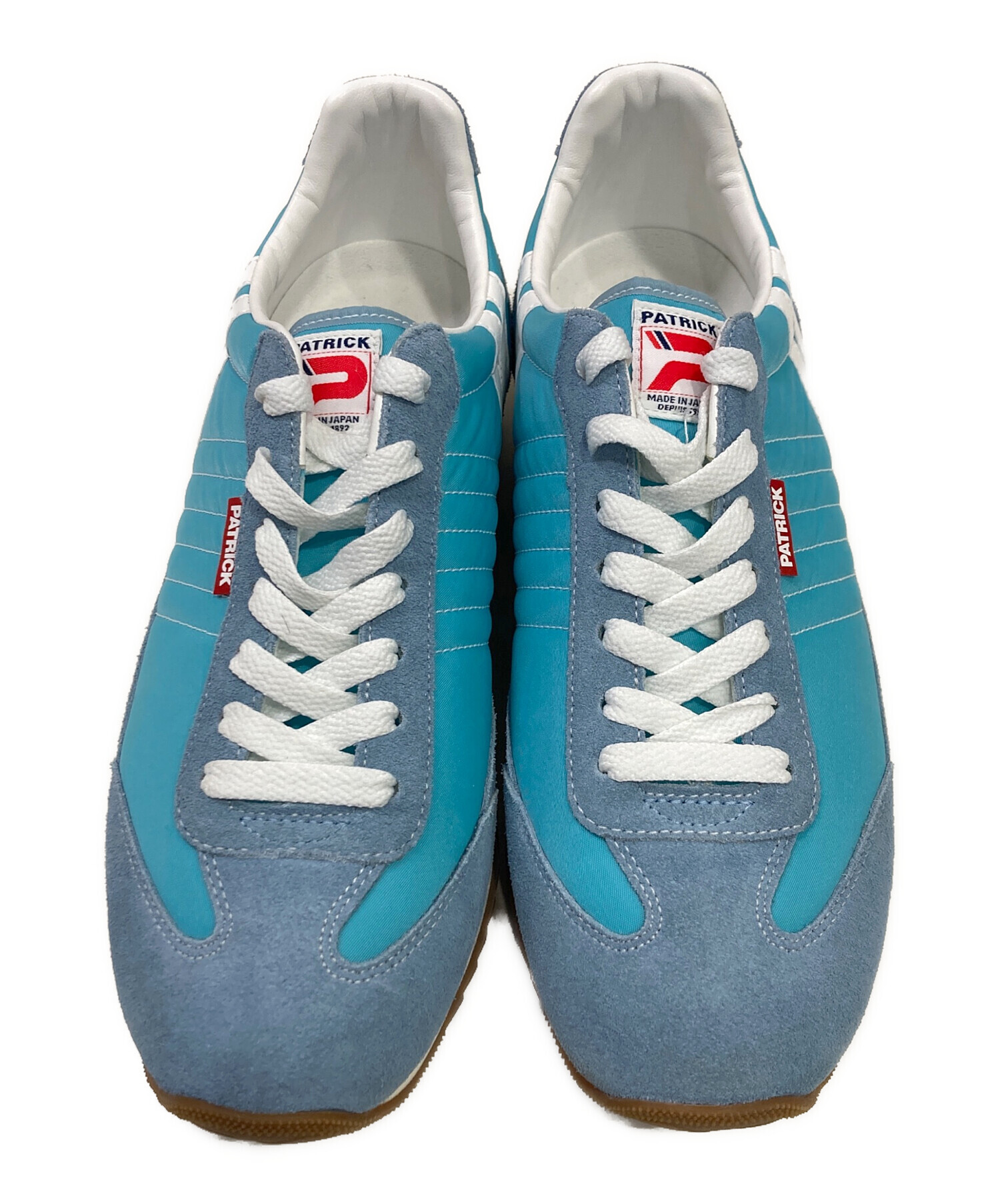 ❀1度のみ着用 パトリック マラソン 青 ブルー 26cm ❀1度のみ着用 パトリック マラソン 青 ブルー 26cm マラソン