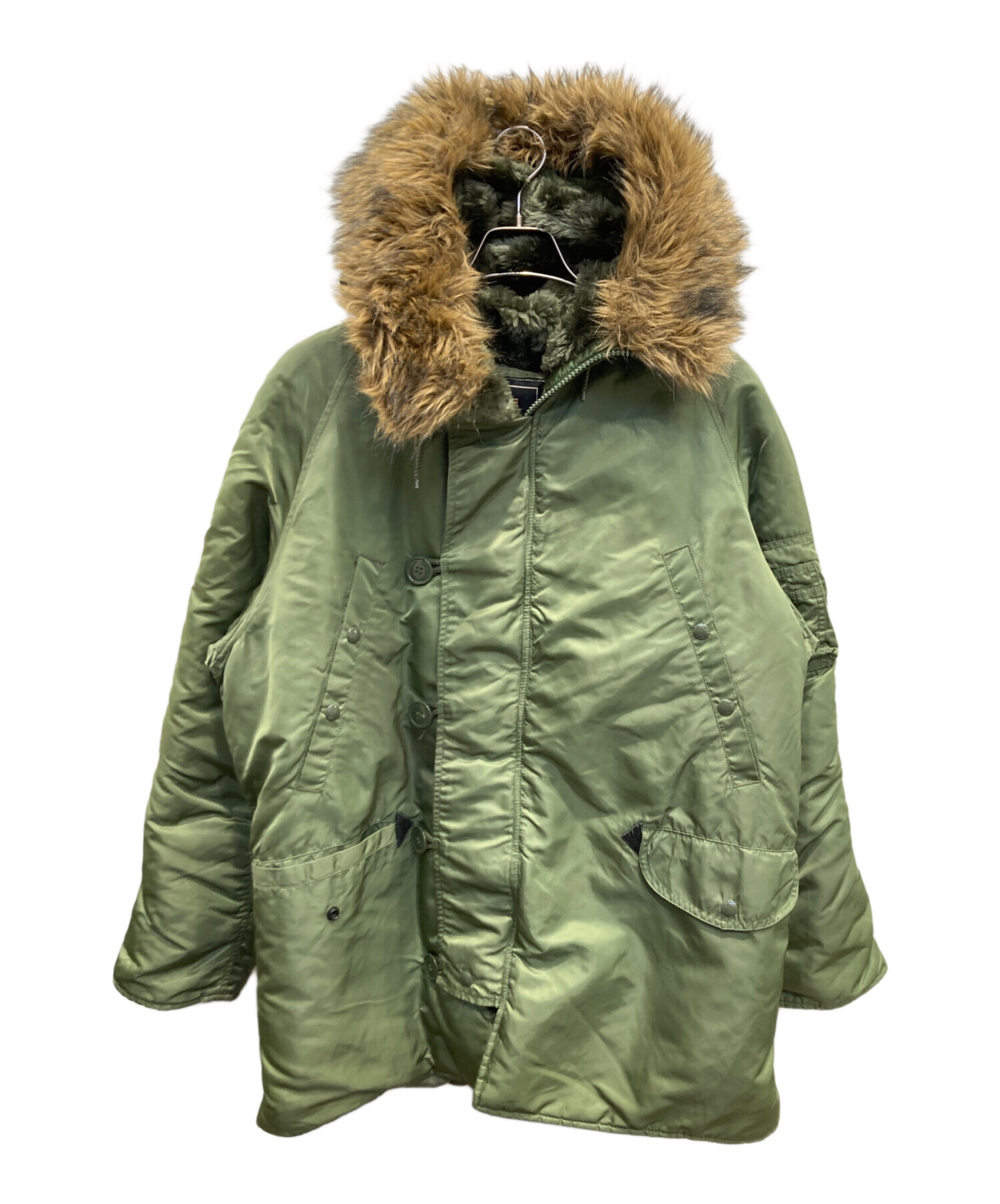 中古・古着通販】ALPHA (アルファ) フライトジャケット カーキ サイズ