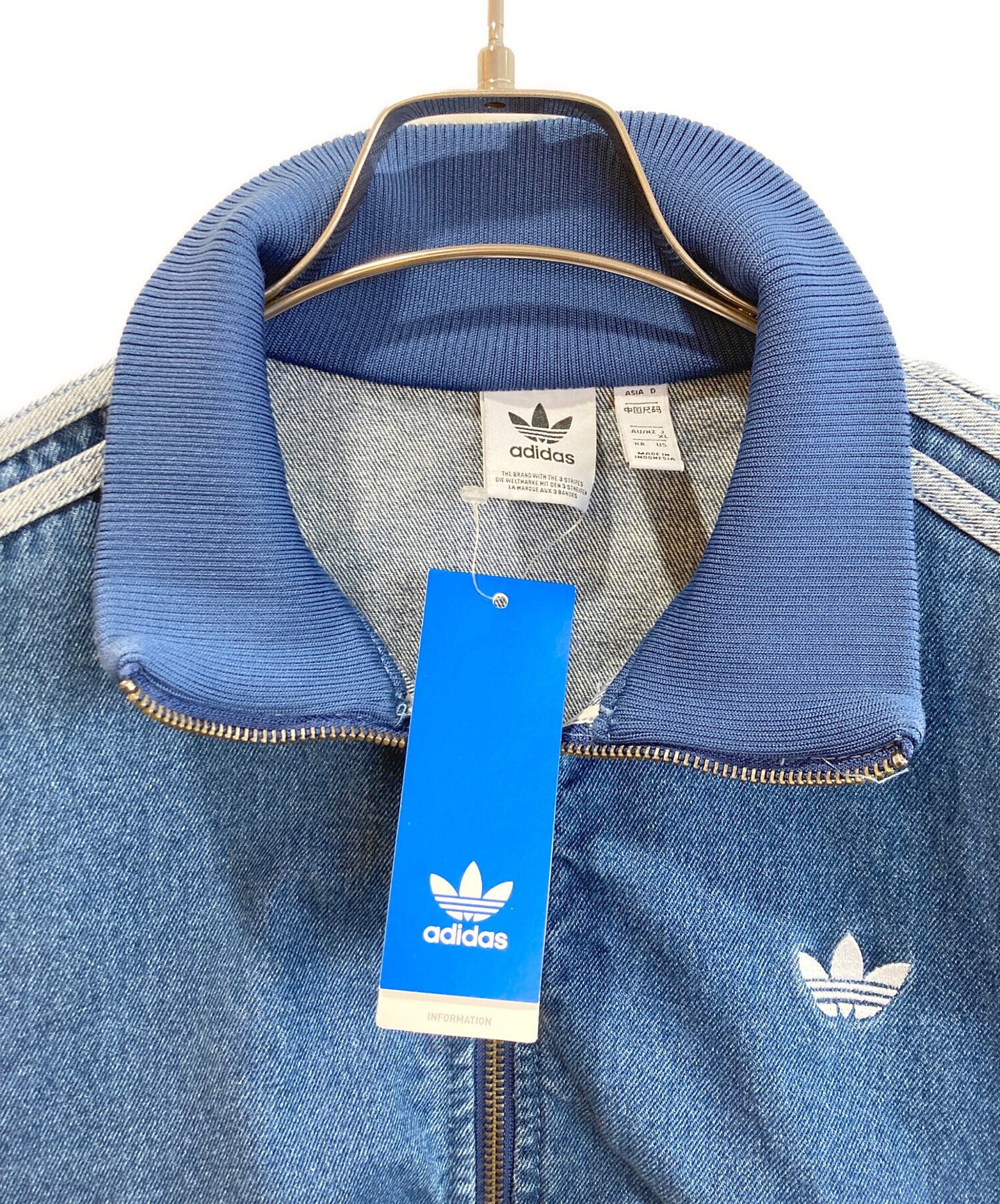 adidas デニムトラックトップ XL 中古・古着通販】adidas (アディダス) アディカラー デニム トラック