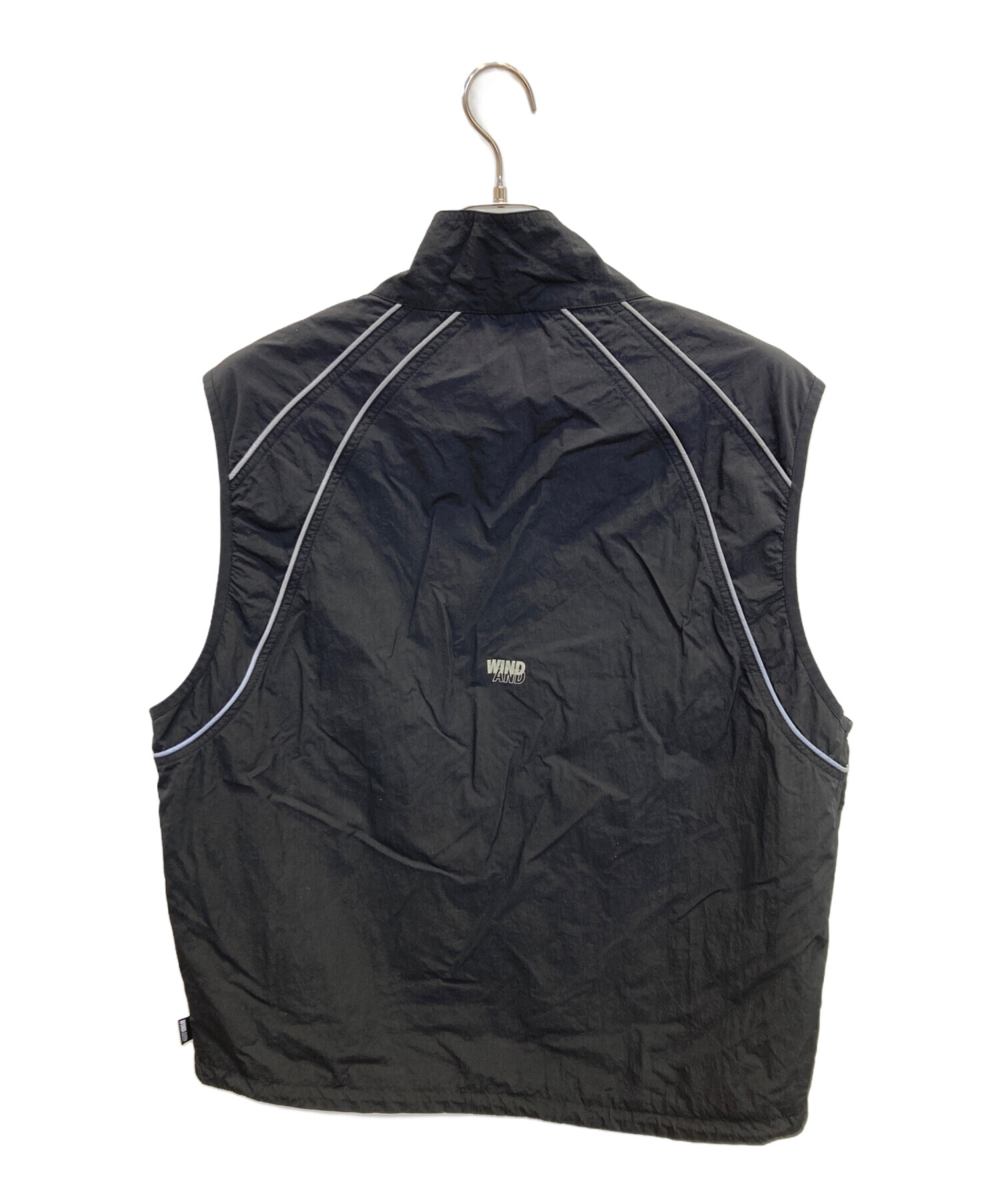 トップス WIND AND SEA Reflectivn Piping Trackvest 中古・古着通販】WIND AND SEA (ウィンダンシー) Reflective Piping