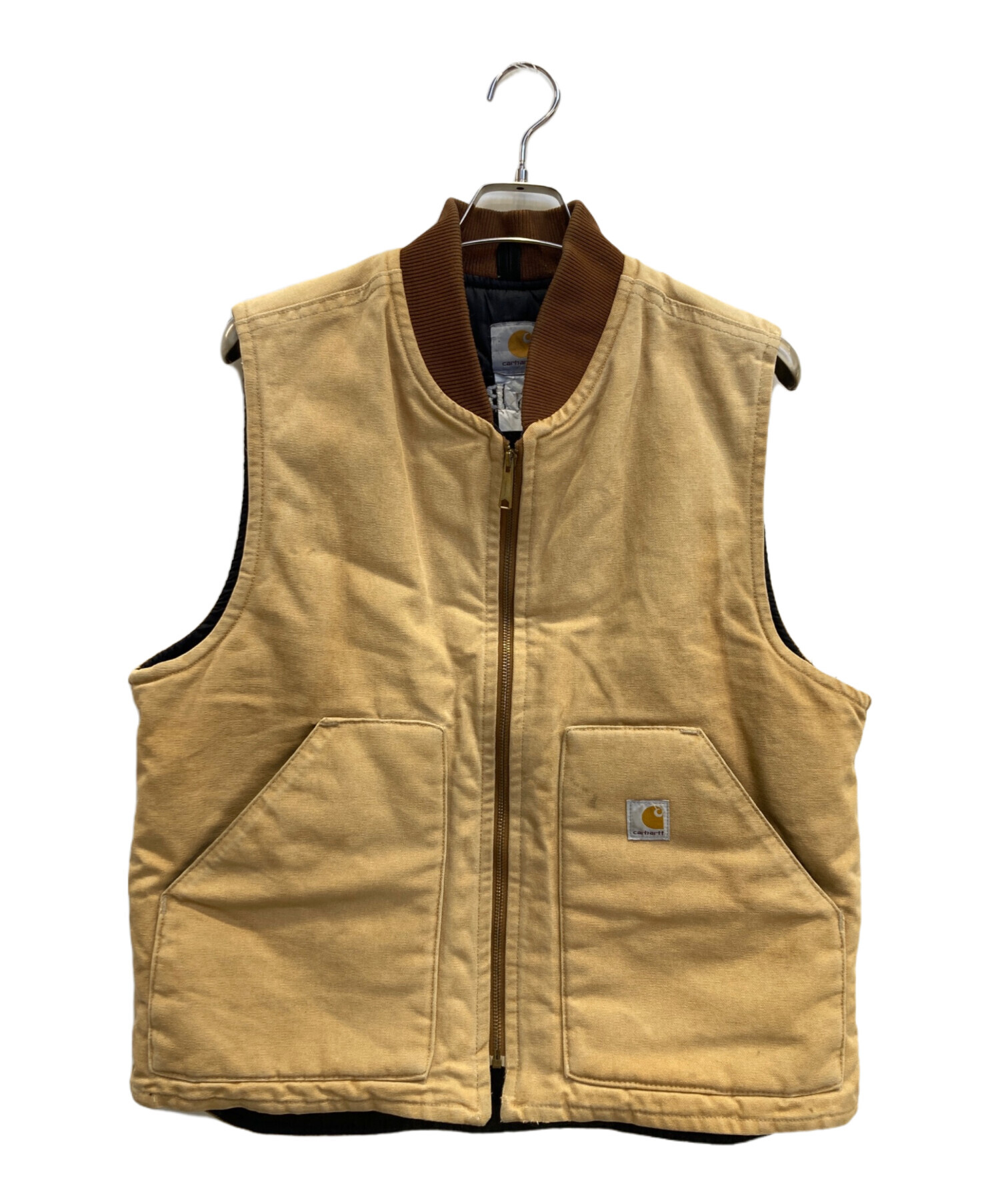 中古・古着通販】CarHartt (カーハート) ダックベスト ベージュ サイズ