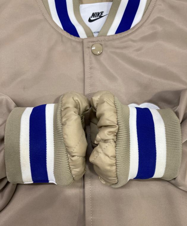 中古・古着通販】NIKE (ナイキ) Dugout Satin Jacket ベージュ サイズ