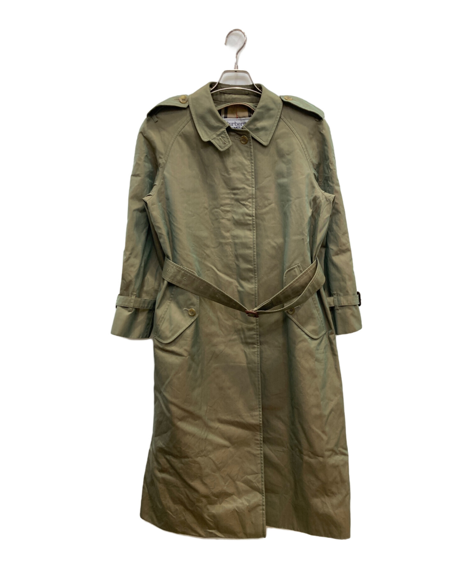 BURBERRYカーキ トレンチコート 中古・古着通販】Burberry's (バーバリーズ) トレンチコート カーキ
