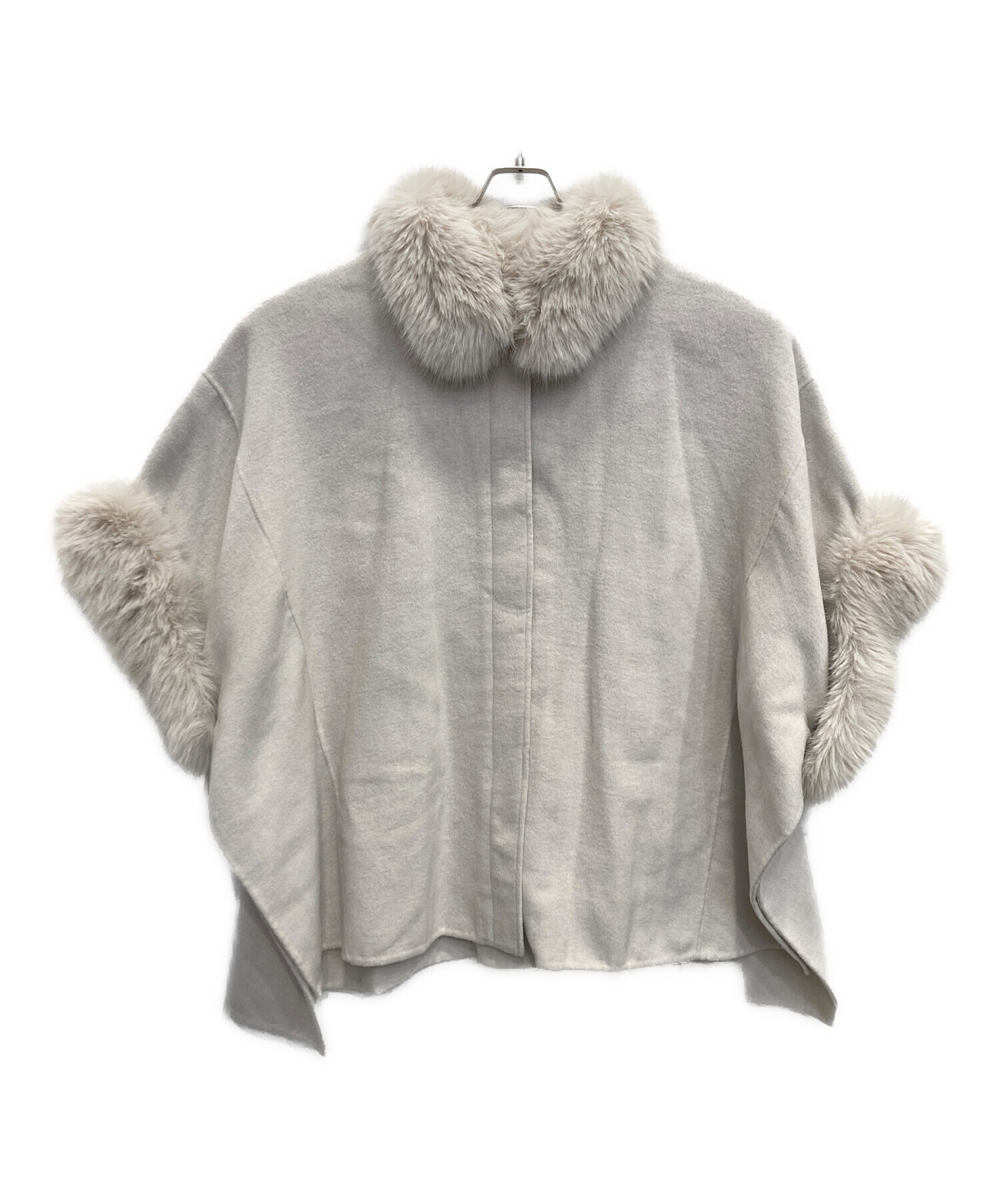 中古・古着通販】Snidel (スナイデル) ファー付きミドルケープコート