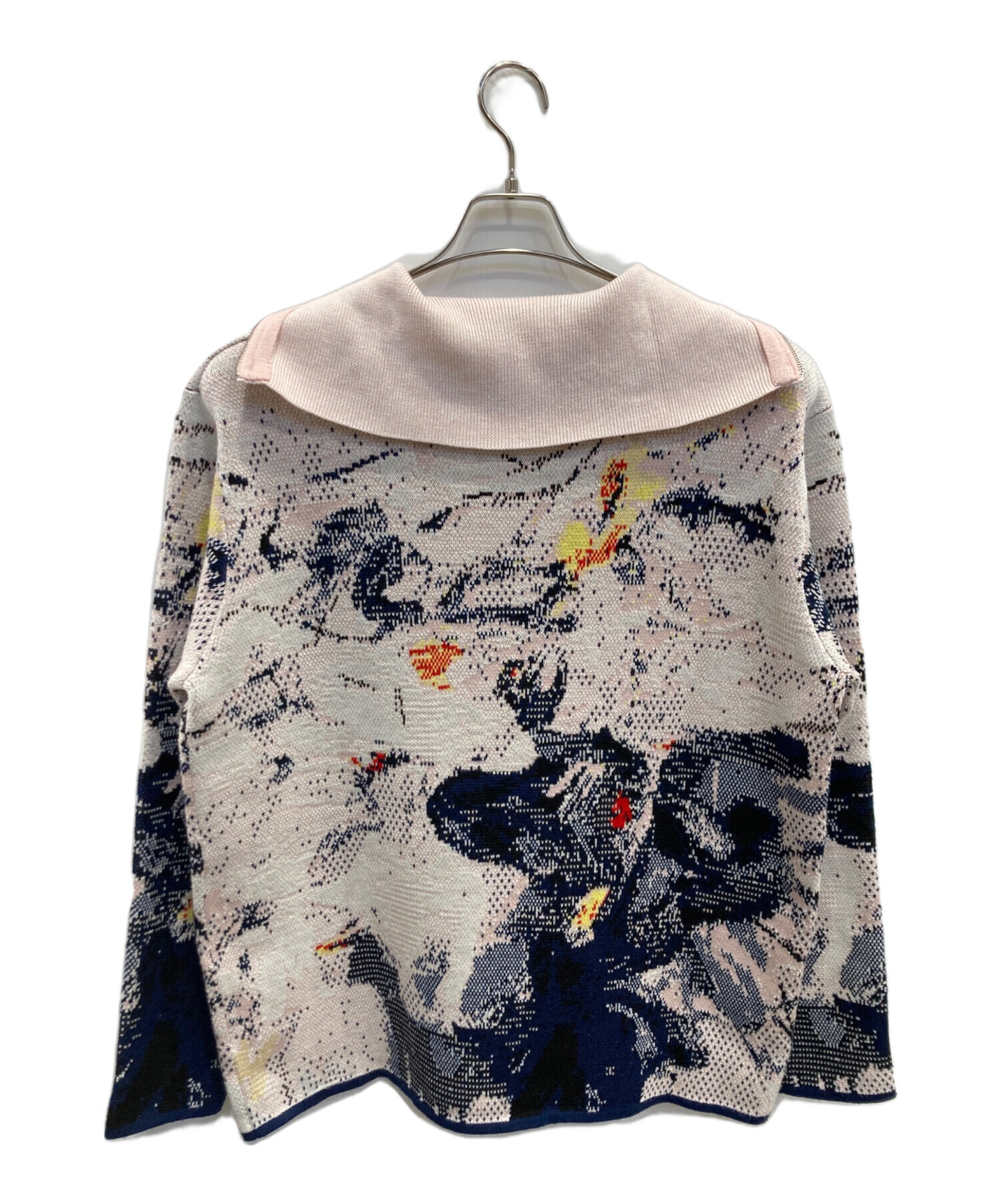 中古・古着通販】TAAKK (ターク) JACQUARD KNIT ピンク サイズ:2