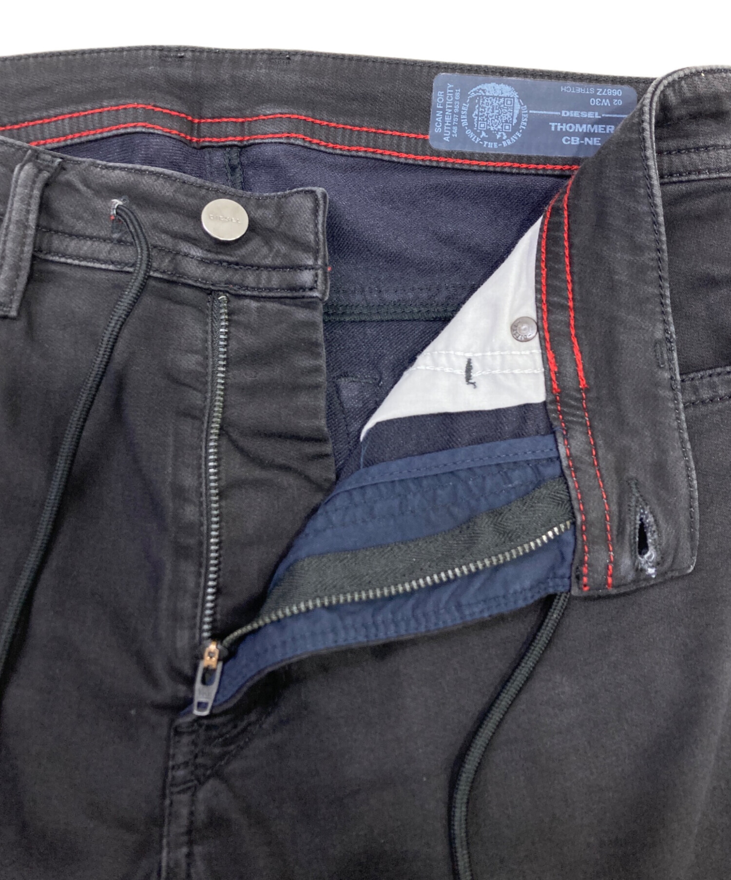 中古・古着通販】DIESEL (ディーゼル) THOMMER CB-NE ブラック サイズ