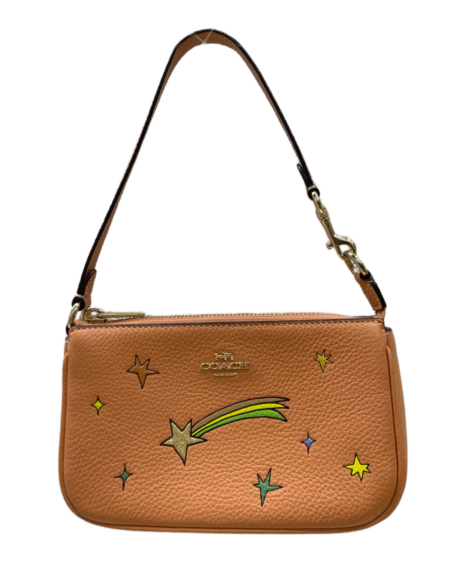 中古・古着通販】COACH (コーチ) ハンドバッグ ベージュ｜ブランド 