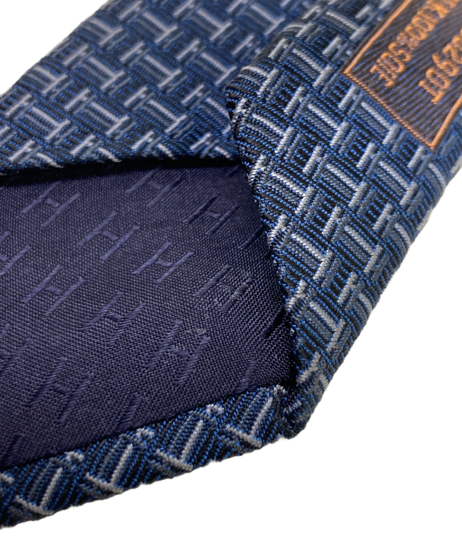 中古・古着通販】HERMES (エルメス) ネクタイ ネイビー サイズ:不明