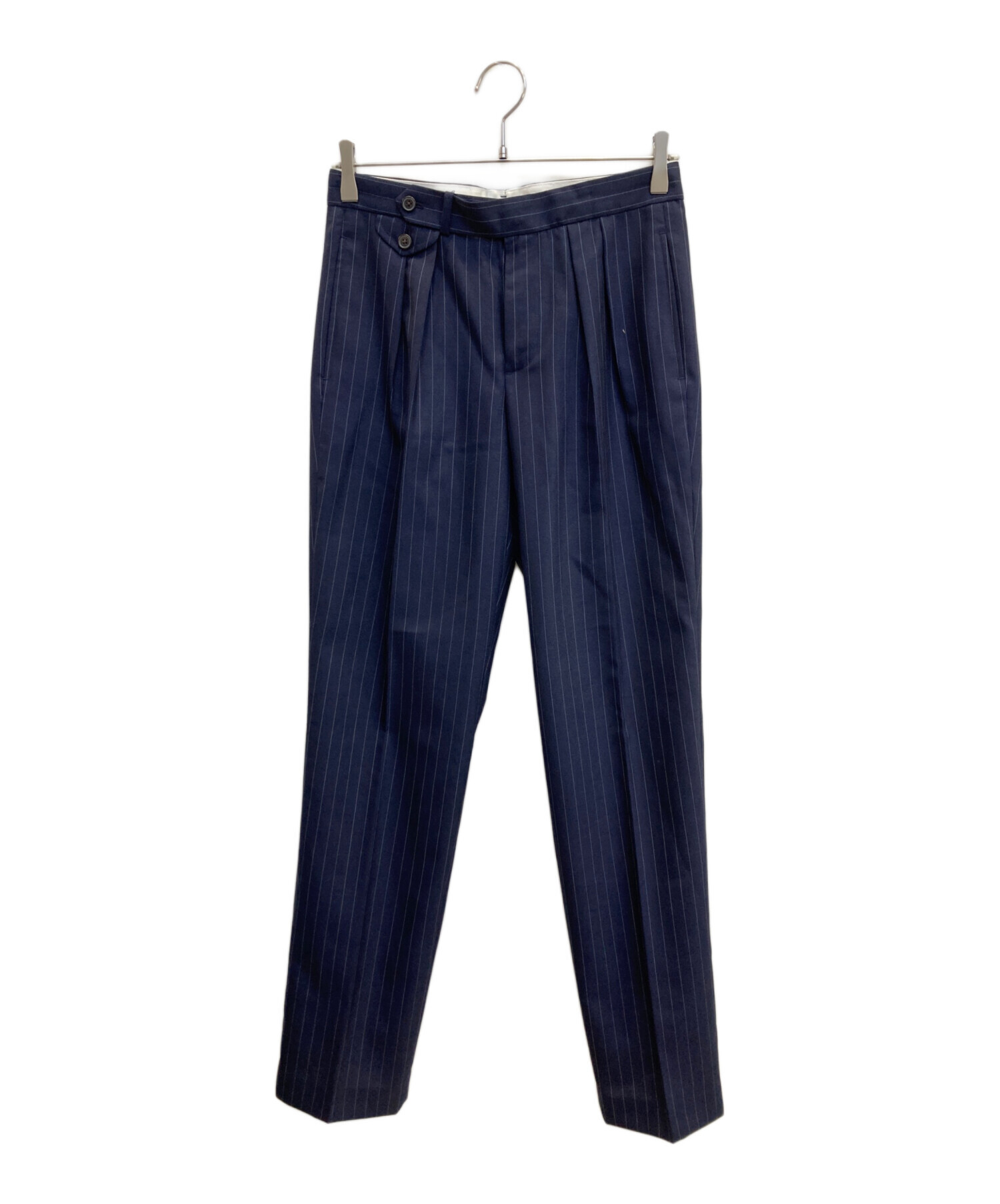 未使用品 ローレンラルフローレン ウールセットアップスーツ ネイビー レディース 中古・古着通販】POLO RALPH LAUREN (ポロ・ラルフローレン