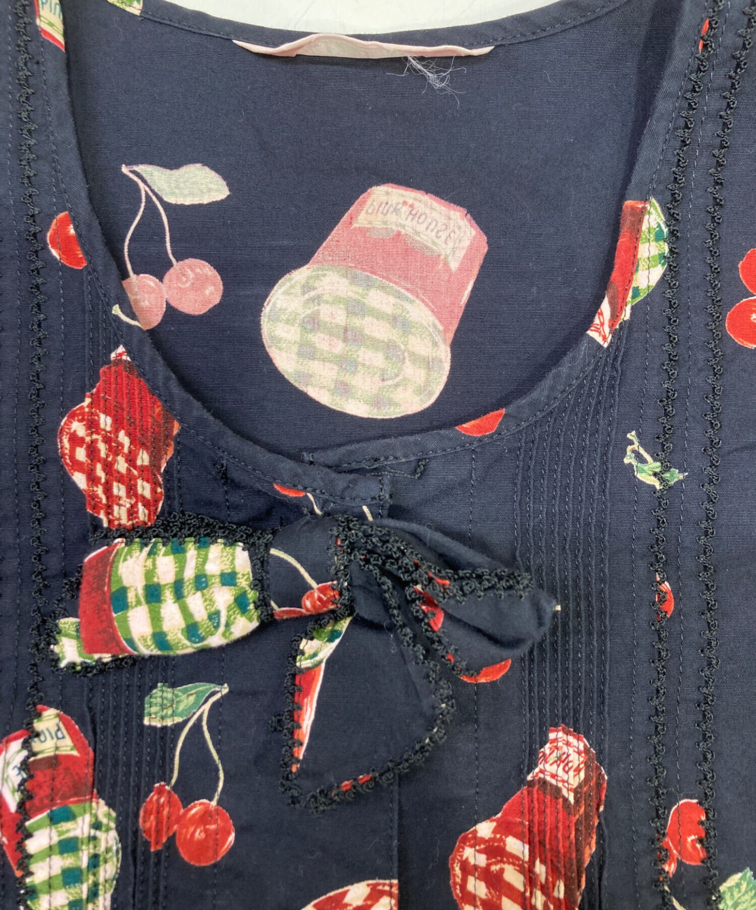 中古・古着通販】PINK HOUSE (ピンクハウス) ワンピース ネイビー