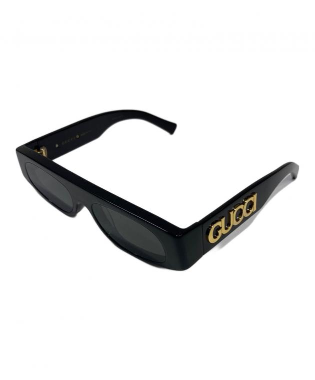 中古・古着通販】GUCCI (グッチ) サングラス ブラック サイズ:51□16