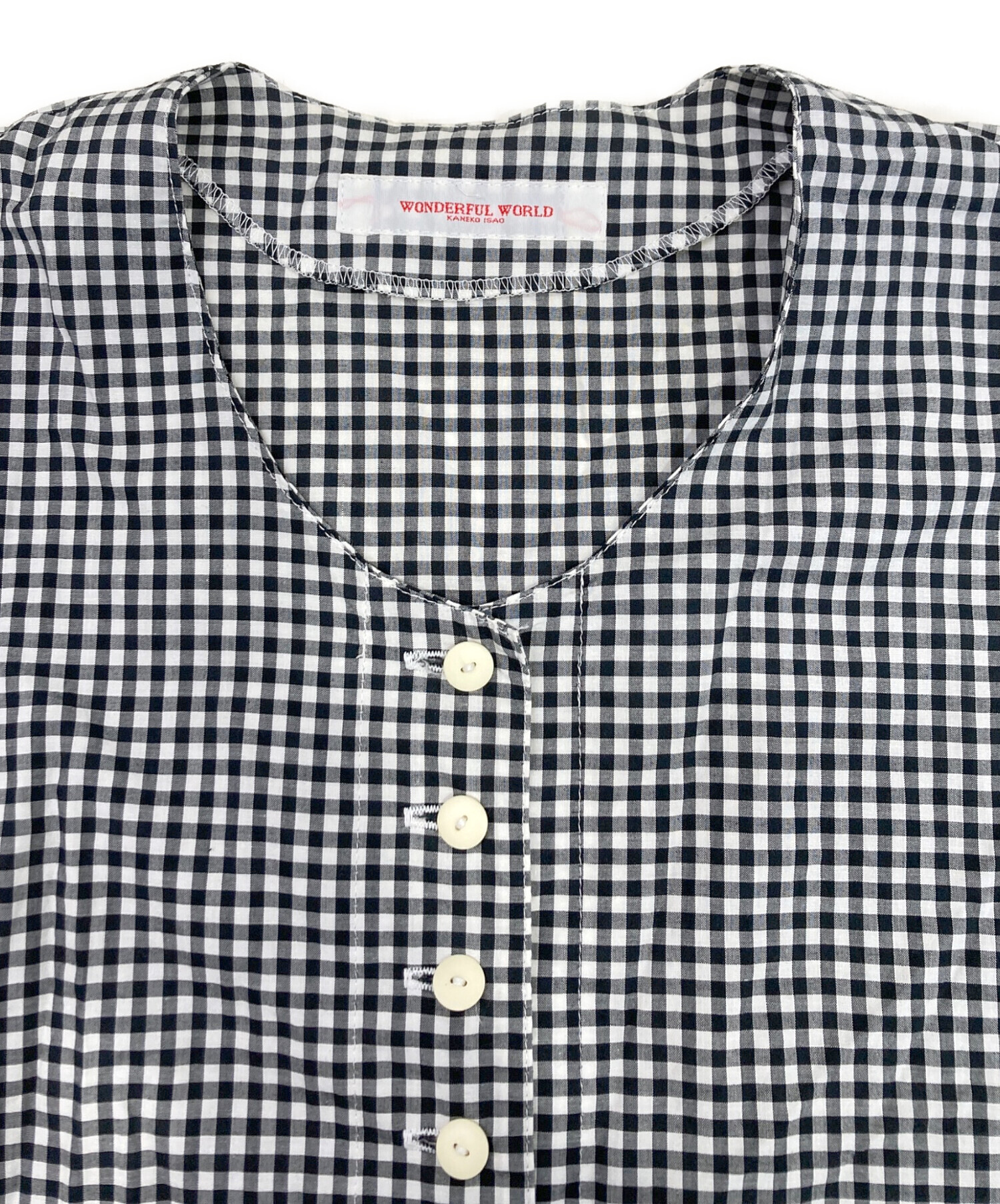 中古・古着通販】WONDERFUL WORLD (ワンダフルワールド) ギンガム