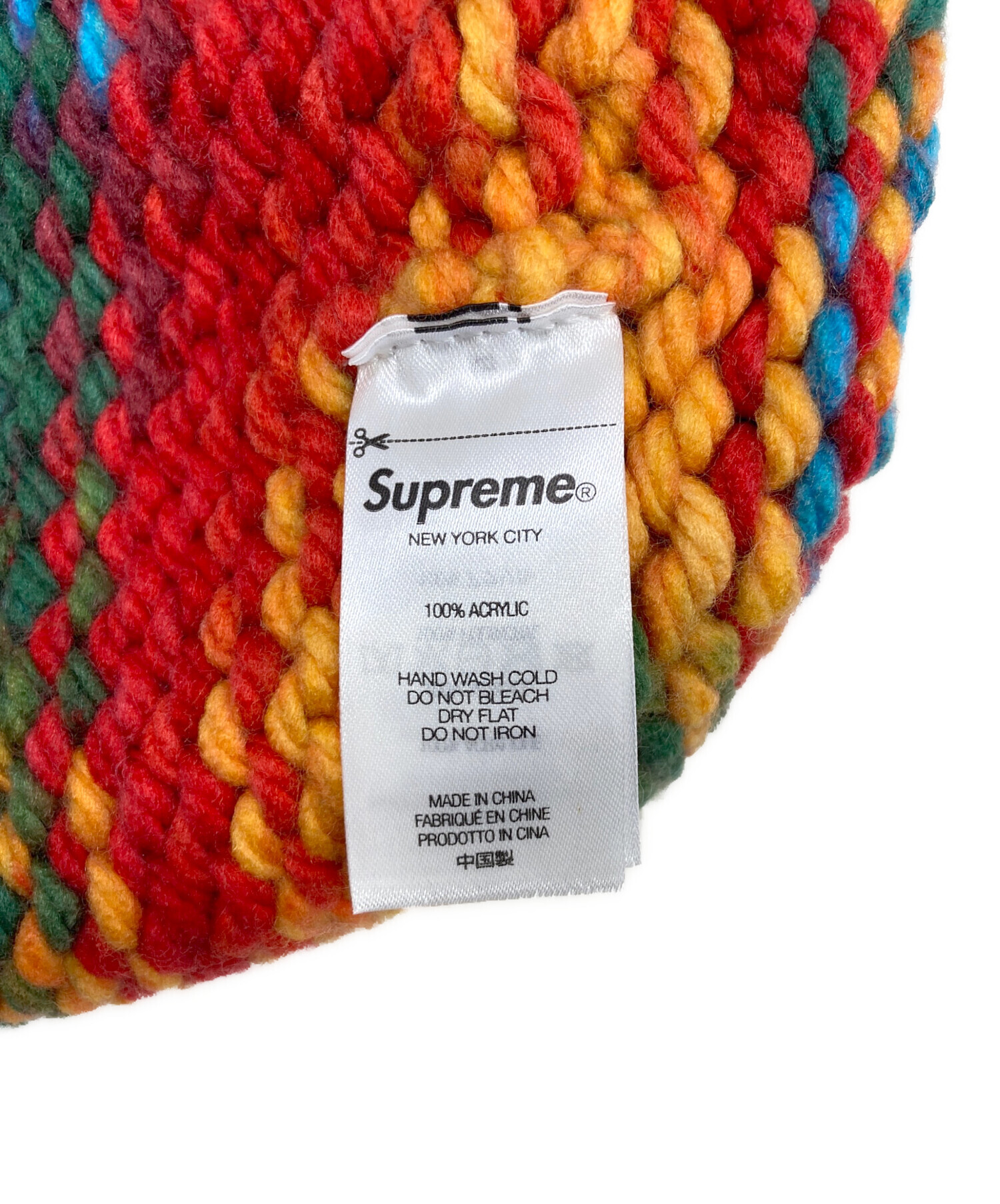 中古・古着通販】Supreme (シュプリーム) ニット帽 マルチカラー