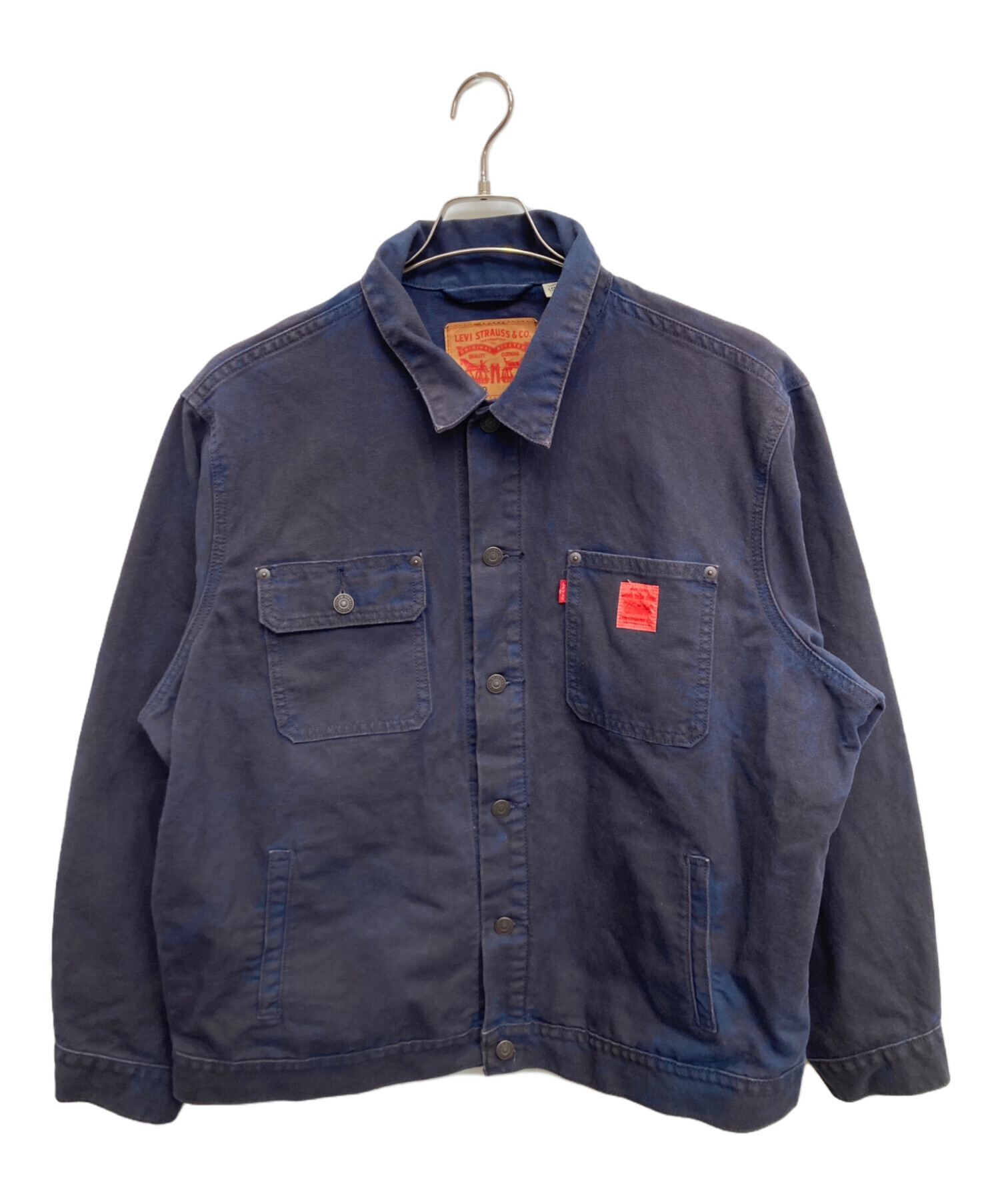 中古・古着通販】LEVI'S (リーバイス) カバーオール ネイビー サイズ:L