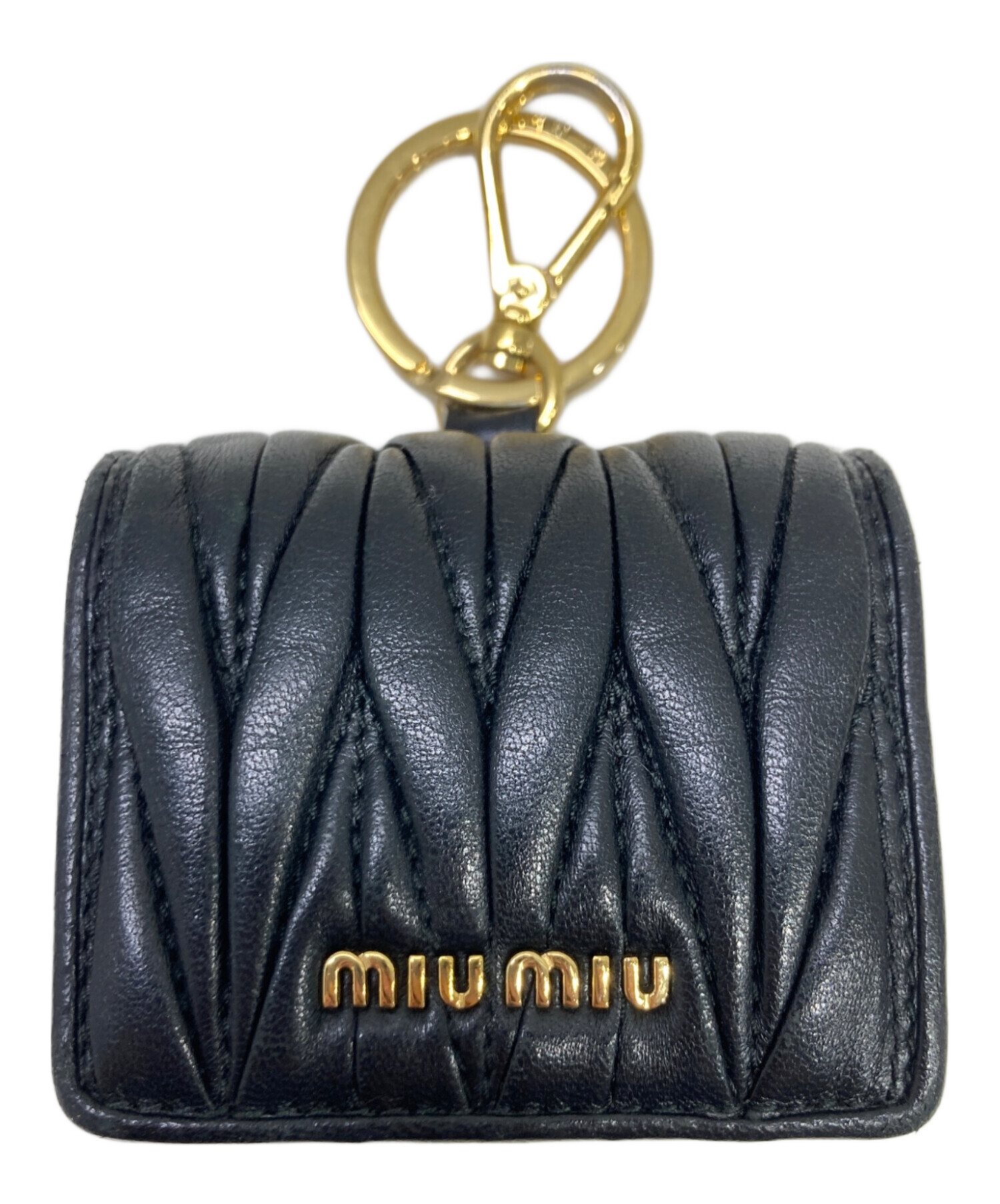 中古・古着通販】MIU MIU (ミュウミュウ) AirPodsケース ブラック