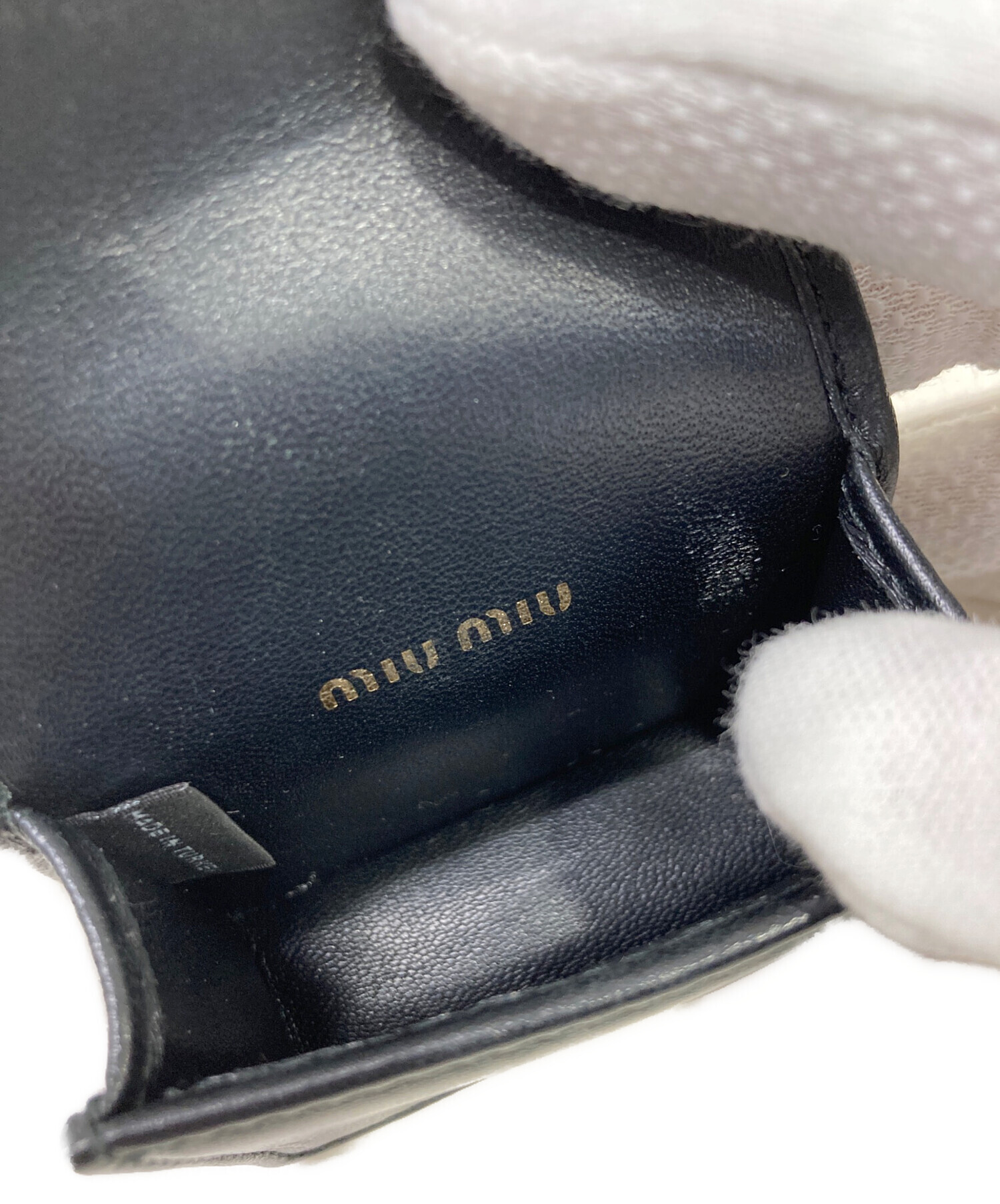 中古・古着通販】MIU MIU (ミュウミュウ) AirPodsケース ブラック