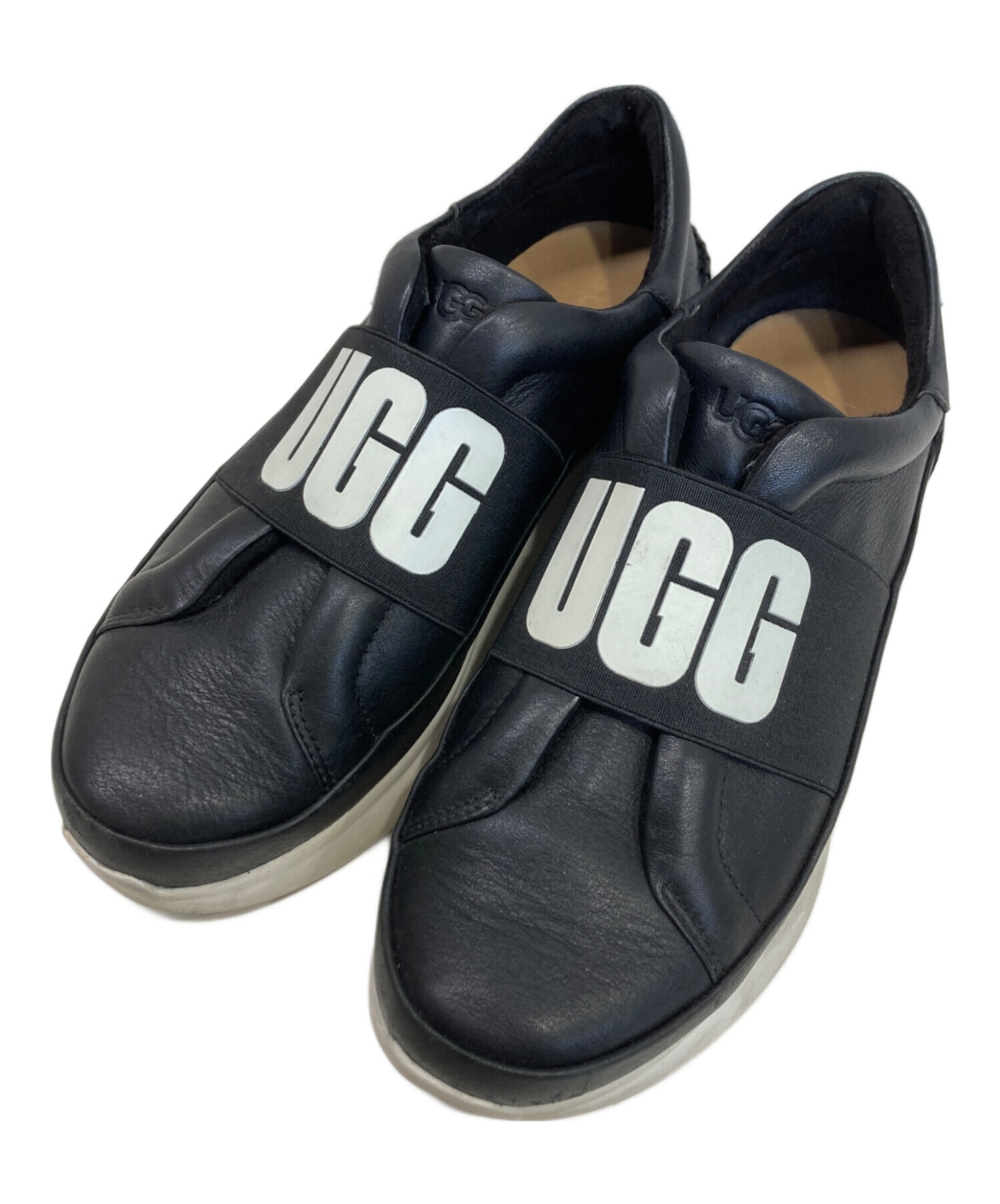 中古・古着通販】UGG (アグ) スリッポン ブラック サイズ:24cm 