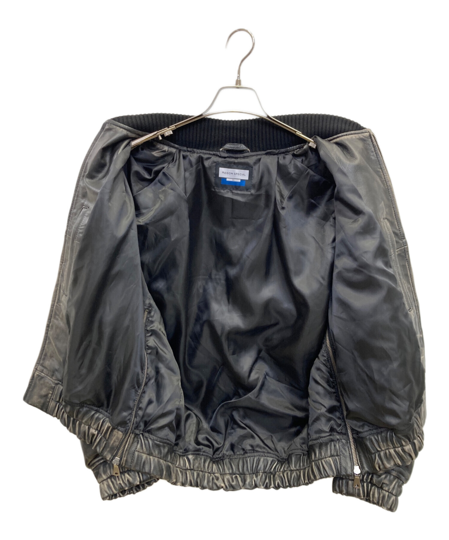 中古・古着通販】MAISON SPECIAL (メゾンスペシャル) Sheep Leather MA 