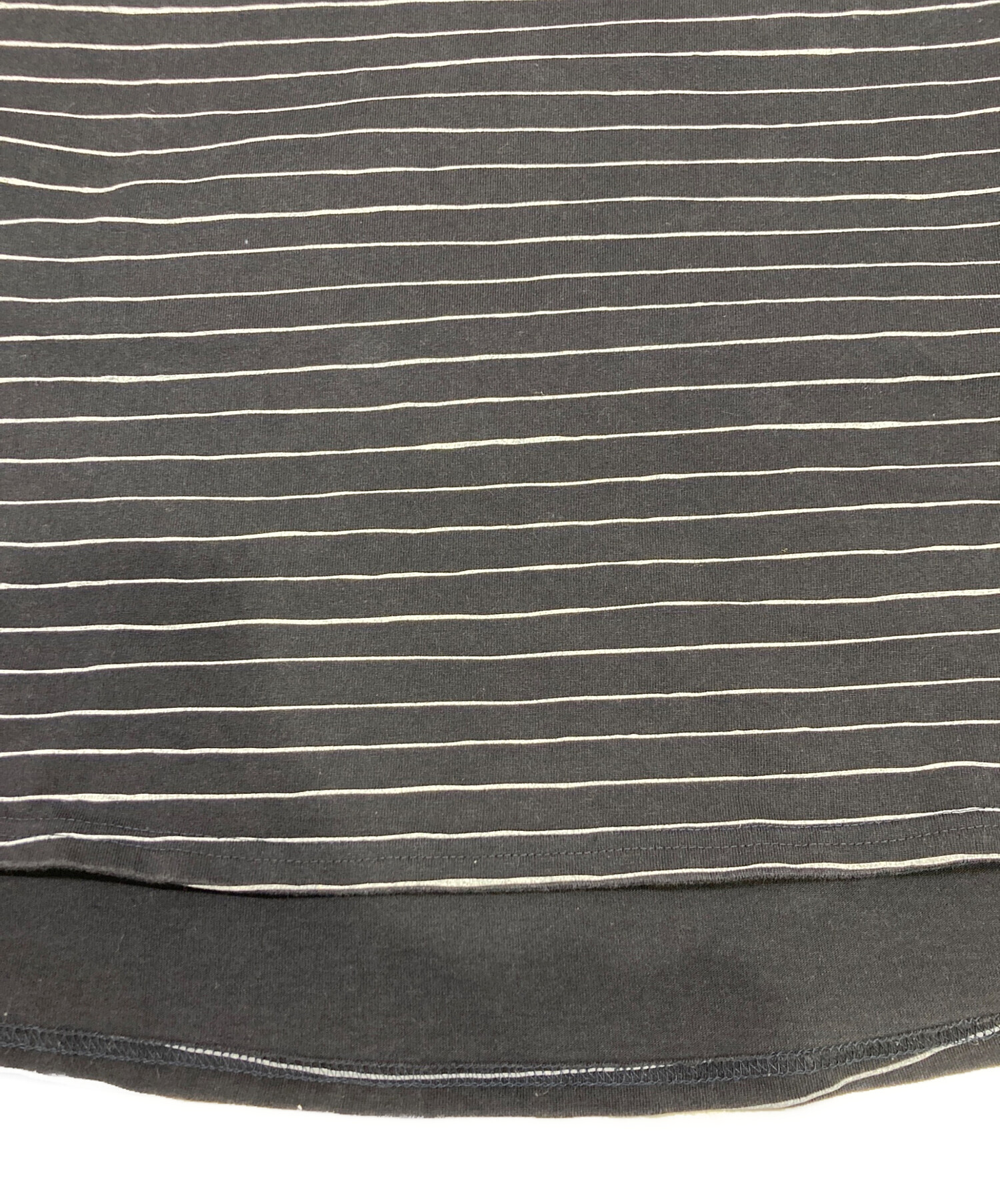 中古・古着通販】SEESEE (シーシー) ボーダーTシャツ ネイビー サイズ