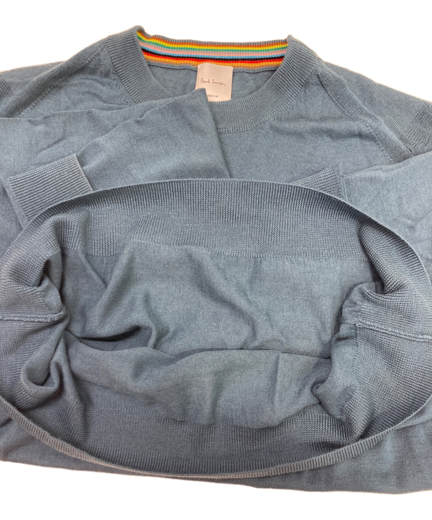 中古・古着通販】PAUL SMITH (ポールスミス) ファインゲージ クルー 