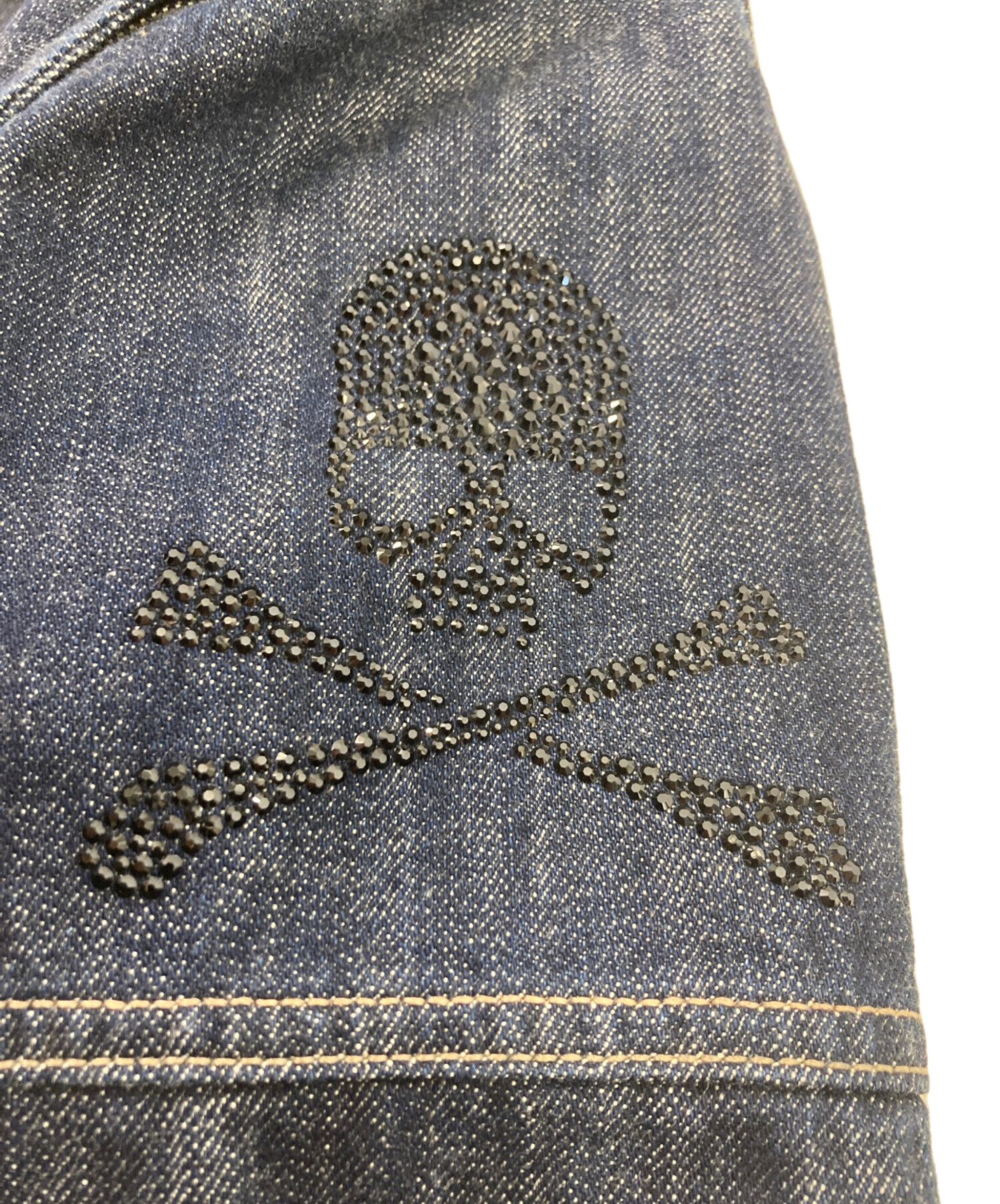 ロエンデニムブルゾン 定価8.8万 Roen Jeans ロエンジーンズ スタッズ 