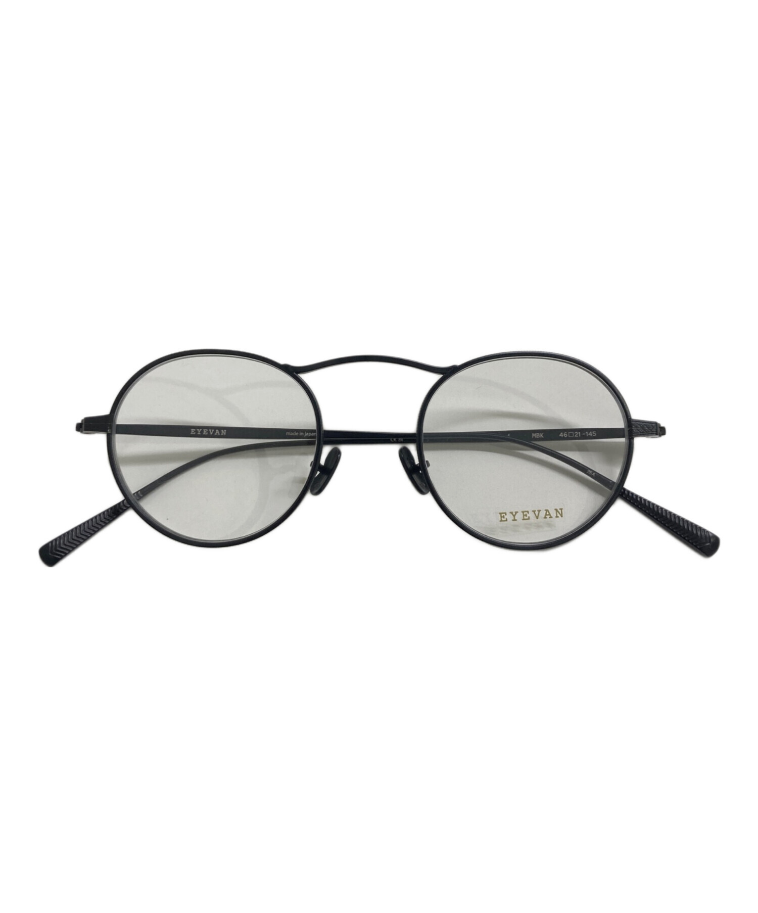中古・古着通販】EYEVAN (アイヴァン) サングラス ブラック サイズ:46 