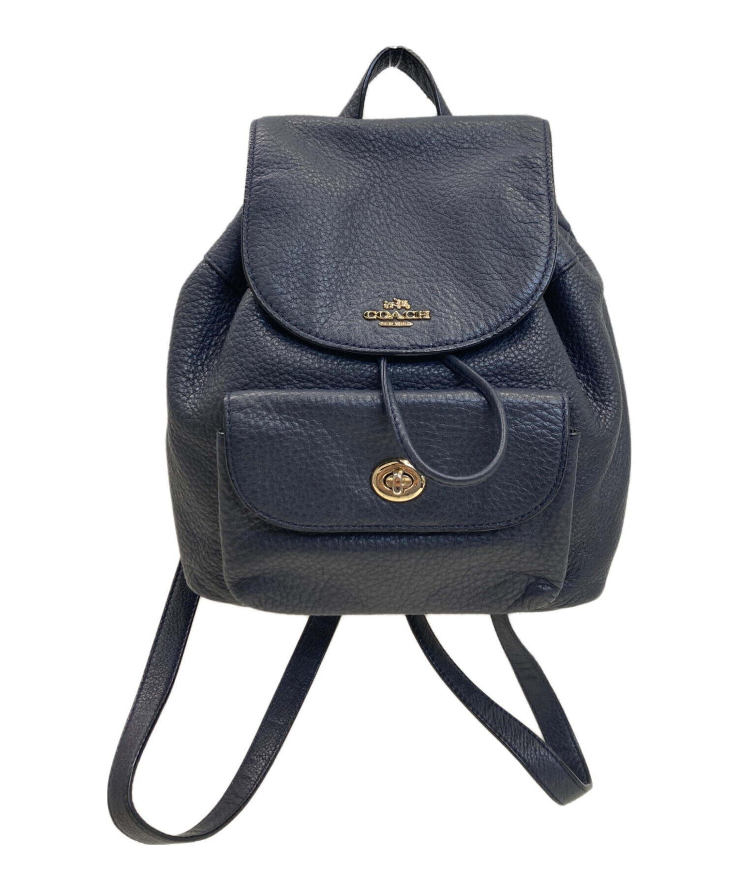 中古・古着通販】COACH (コーチ) リュック ネイビー｜ブランド・古着 
