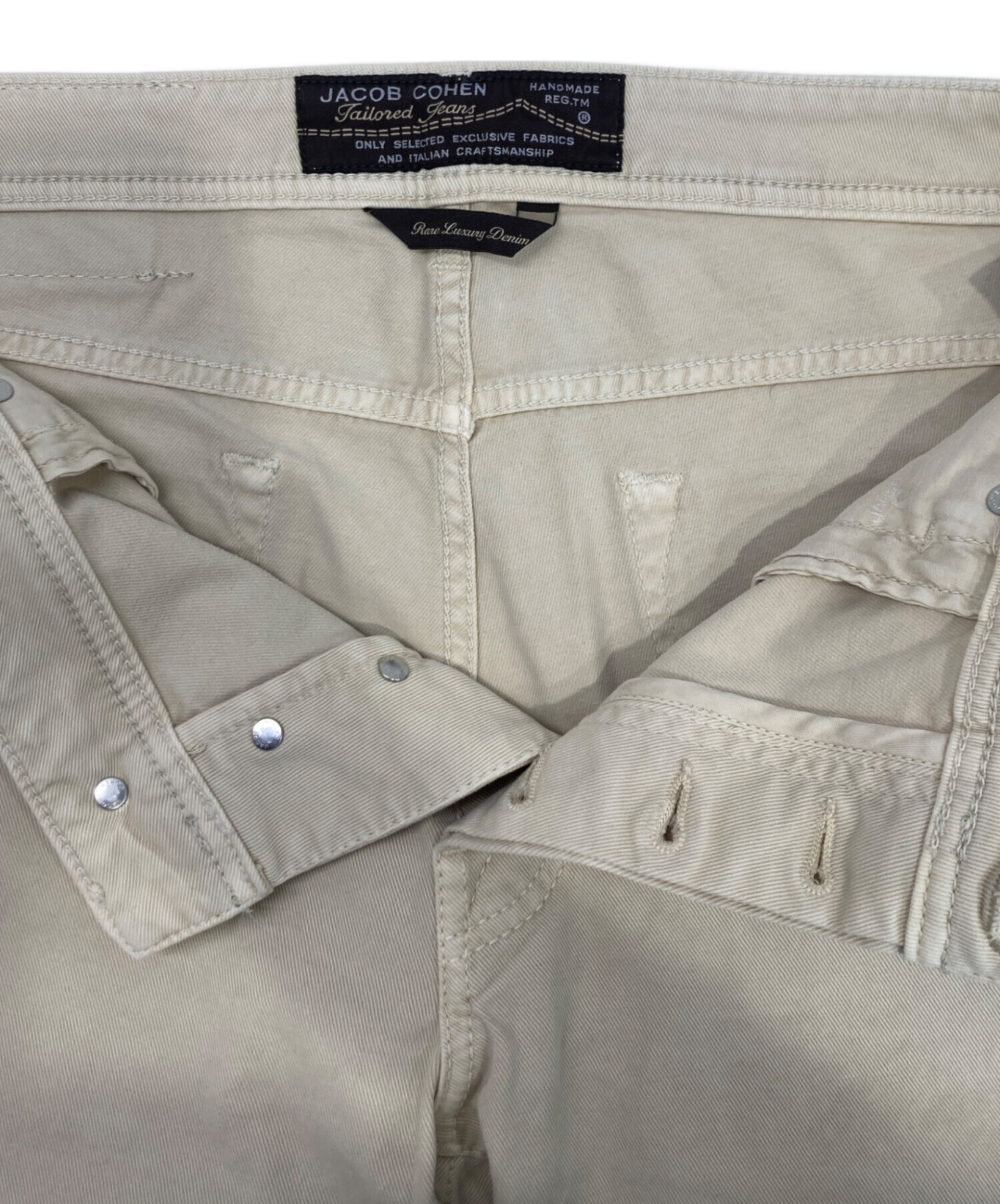 中古・古着通販】JACOB COHEN (ヤコブコーエン) デニムパンツ ベージュ 