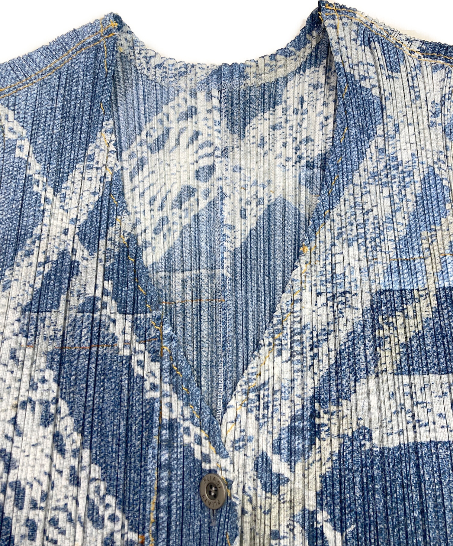 PLEATS PLEASE プリーツ プリーズ デニム転写 カットソー  3 M PLEATS PLEASE ISSEY MIYAKE MIYAKE(プリーツプリーズイッセイミヤケ
