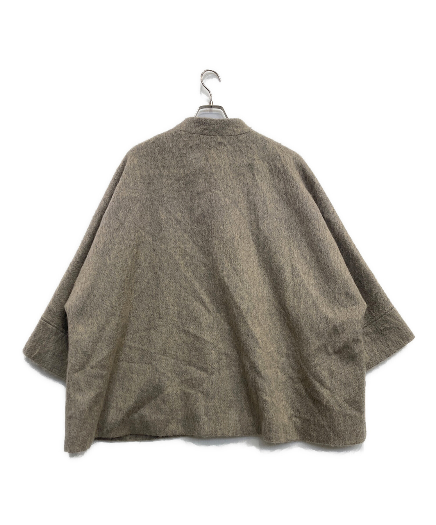 中古・古着通販】IENA (イエナ) ウールモヘアショートポンチョコート
