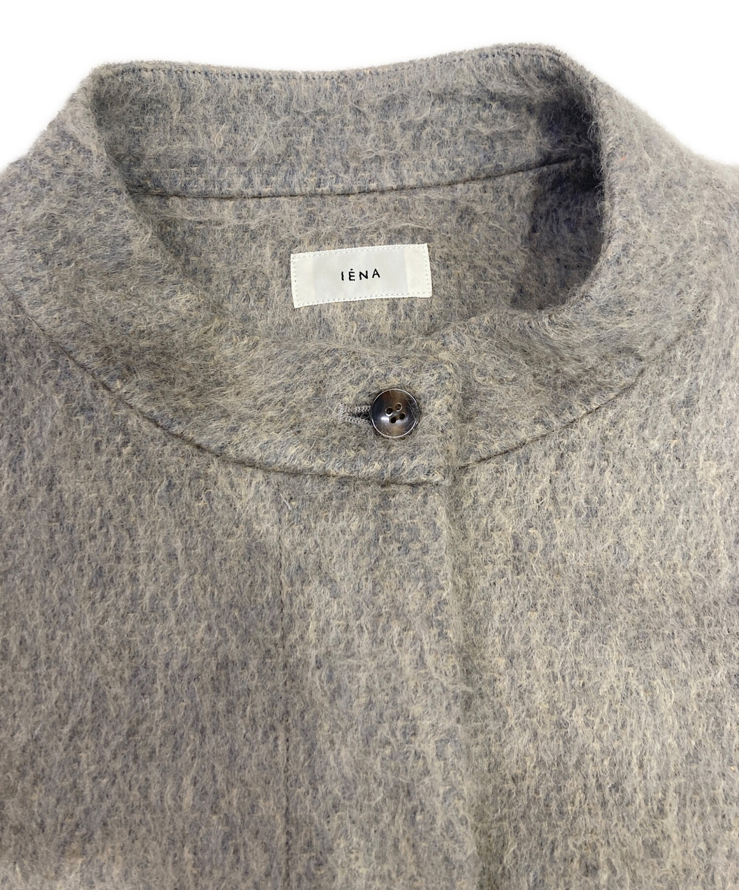 中古・古着通販】IENA (イエナ) ウールモヘアショートポンチョコート