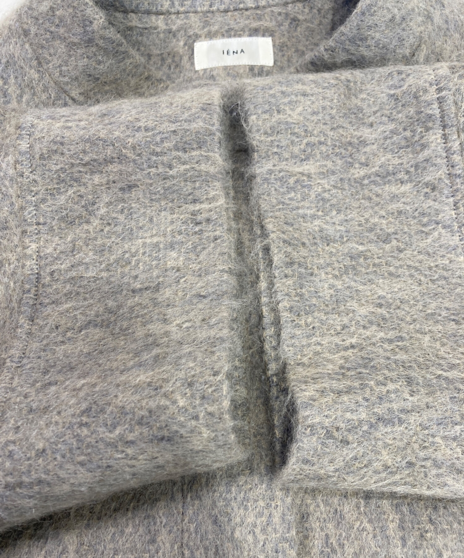 中古・古着通販】IENA (イエナ) ウールモヘアショートポンチョコート