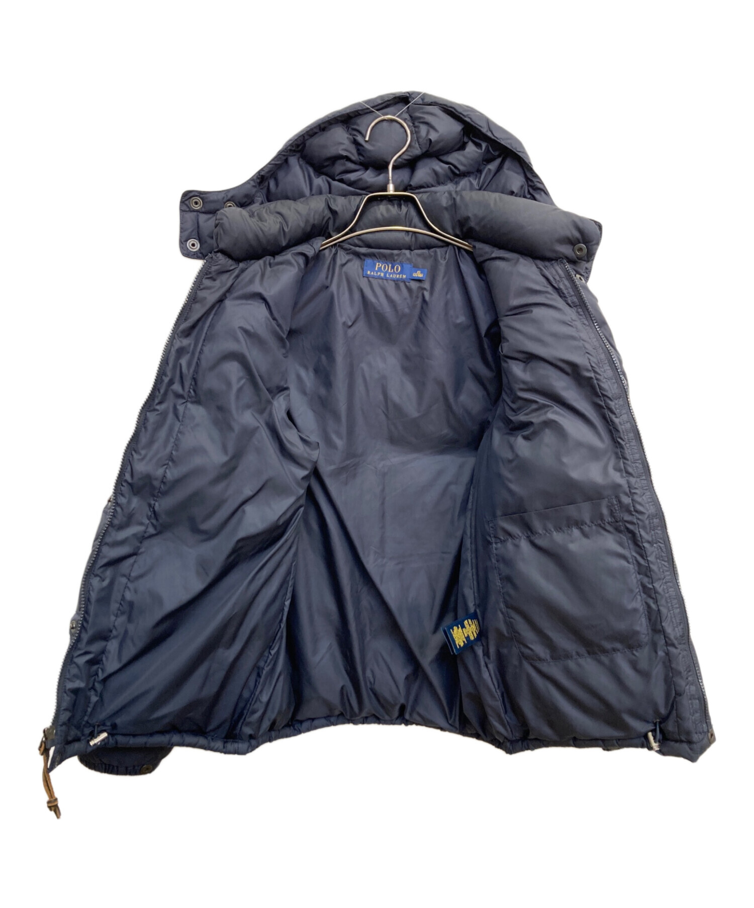 Polo Ralph Lauren フード付きダウンジャケット ネイビー 中古・古着通販】POLO RALPH LAUREN (ポロ・ラルフローレン) ダウン